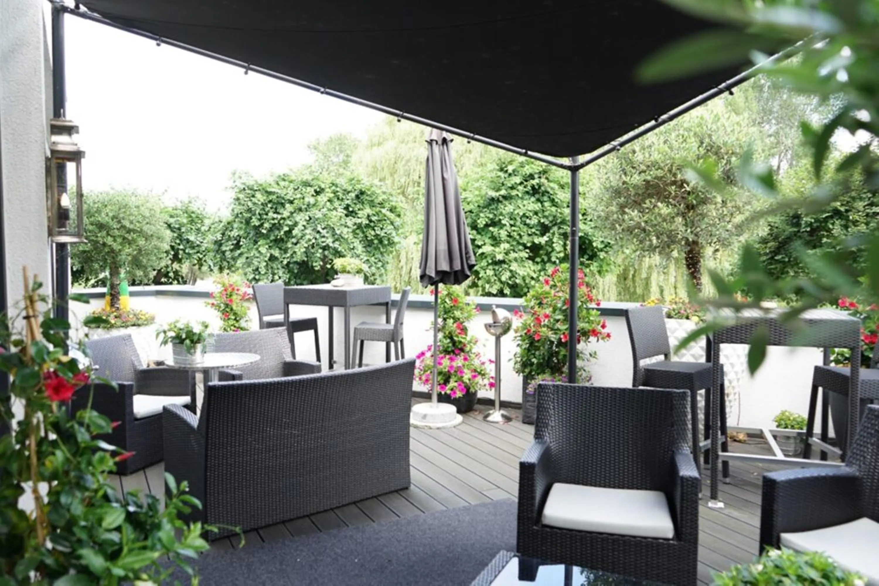 Balcony/Terrace in Villahotel Rheinblick