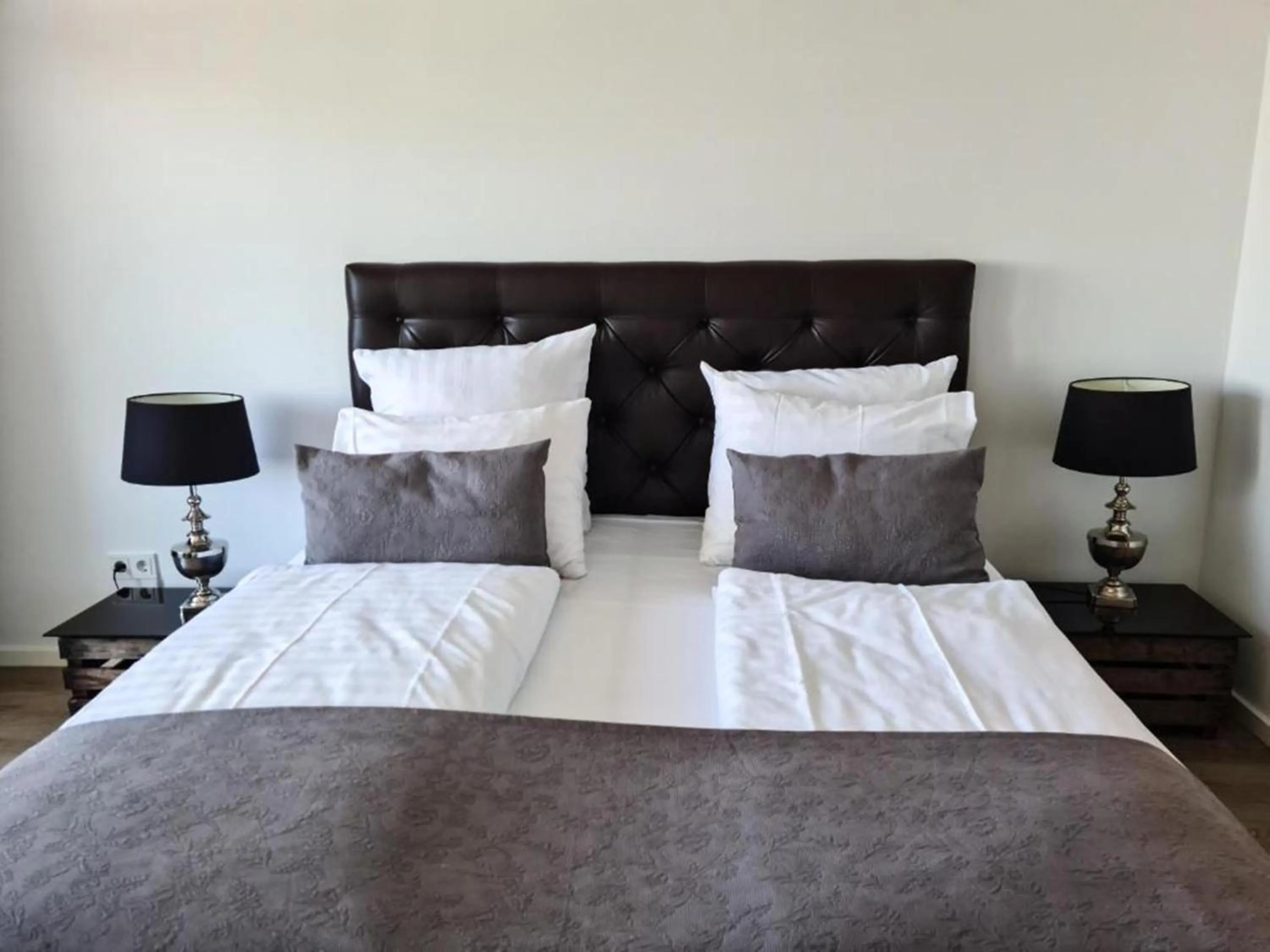 Bed in Rheinblick Apartments