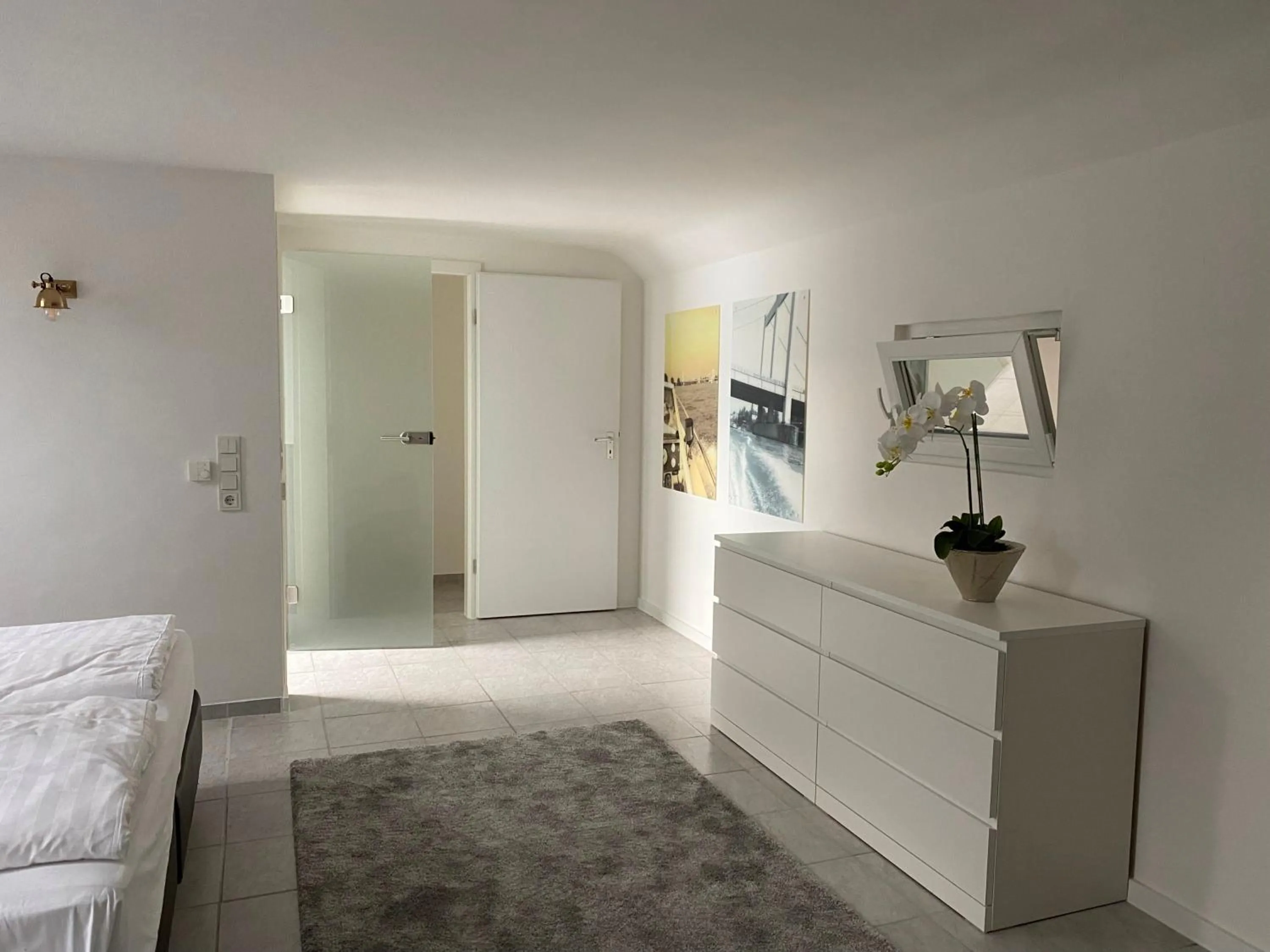 Photo of the whole room, Bed in Rheinblick Apartments