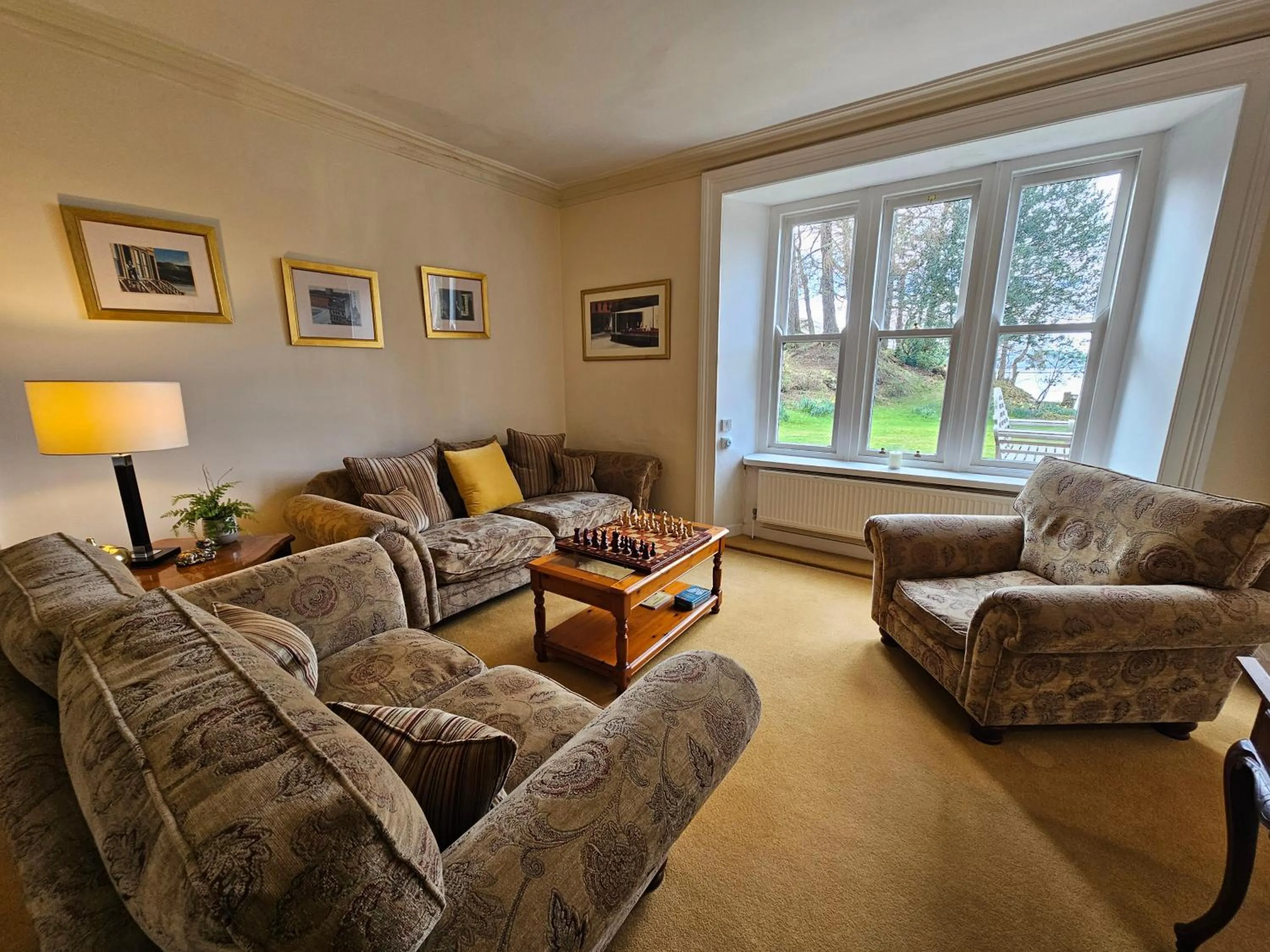 Living room in Taychreggan, Signature Collection by Eight Continents