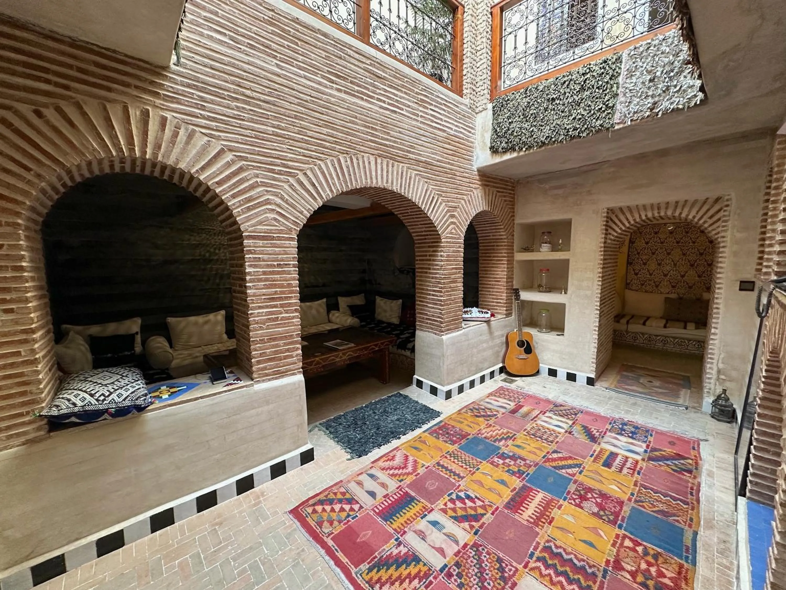 Patio in Riad Hna Ben Saleh - Traditional Guest House near Jemaa el-Fnaa Square