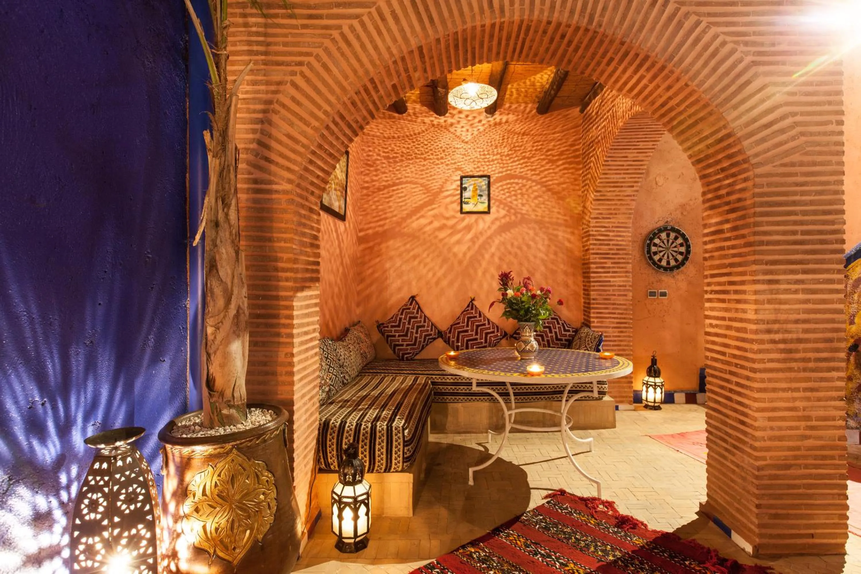 Balcony/Terrace in Riad Hna Ben Saleh - Traditional Guest House near Jemaa el-Fnaa Square