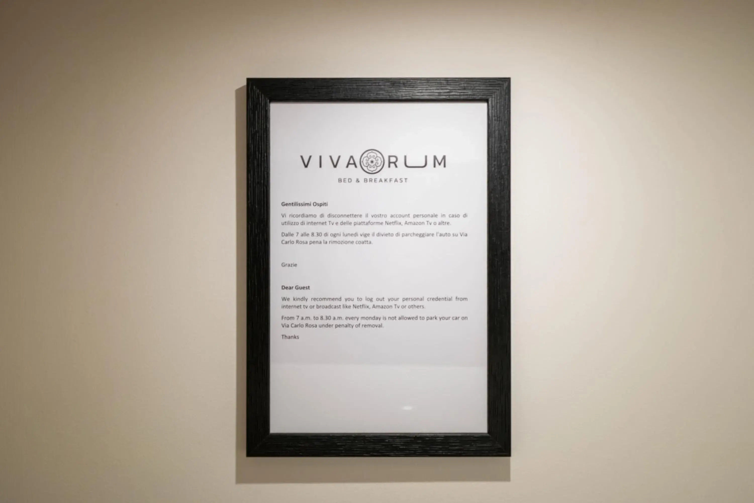 Deluxe Room - single occupancy in Vivarum b&b Deluxe Room - single occupancy in Vivarum b&b