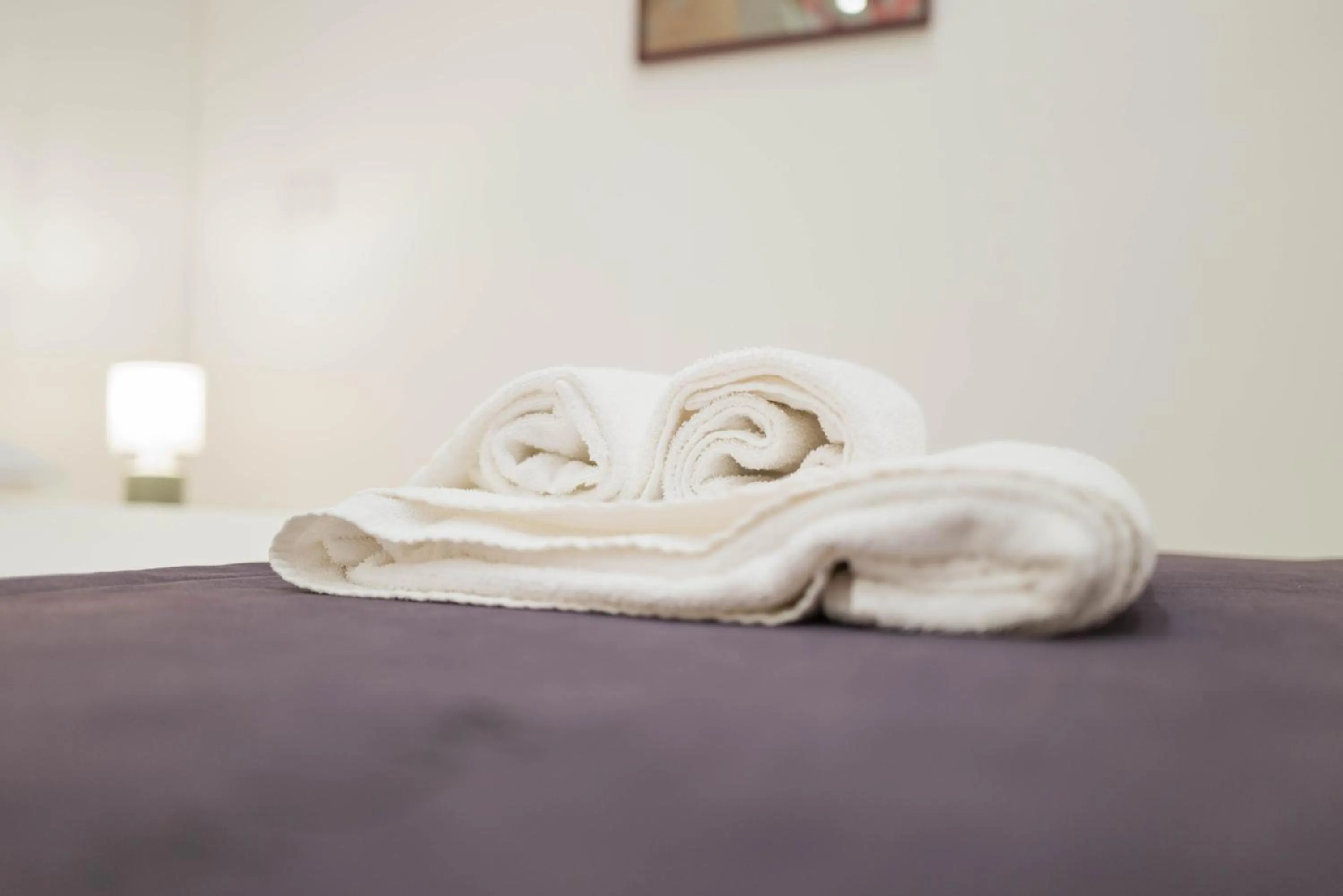 towels, Bed in Vivarum b&b