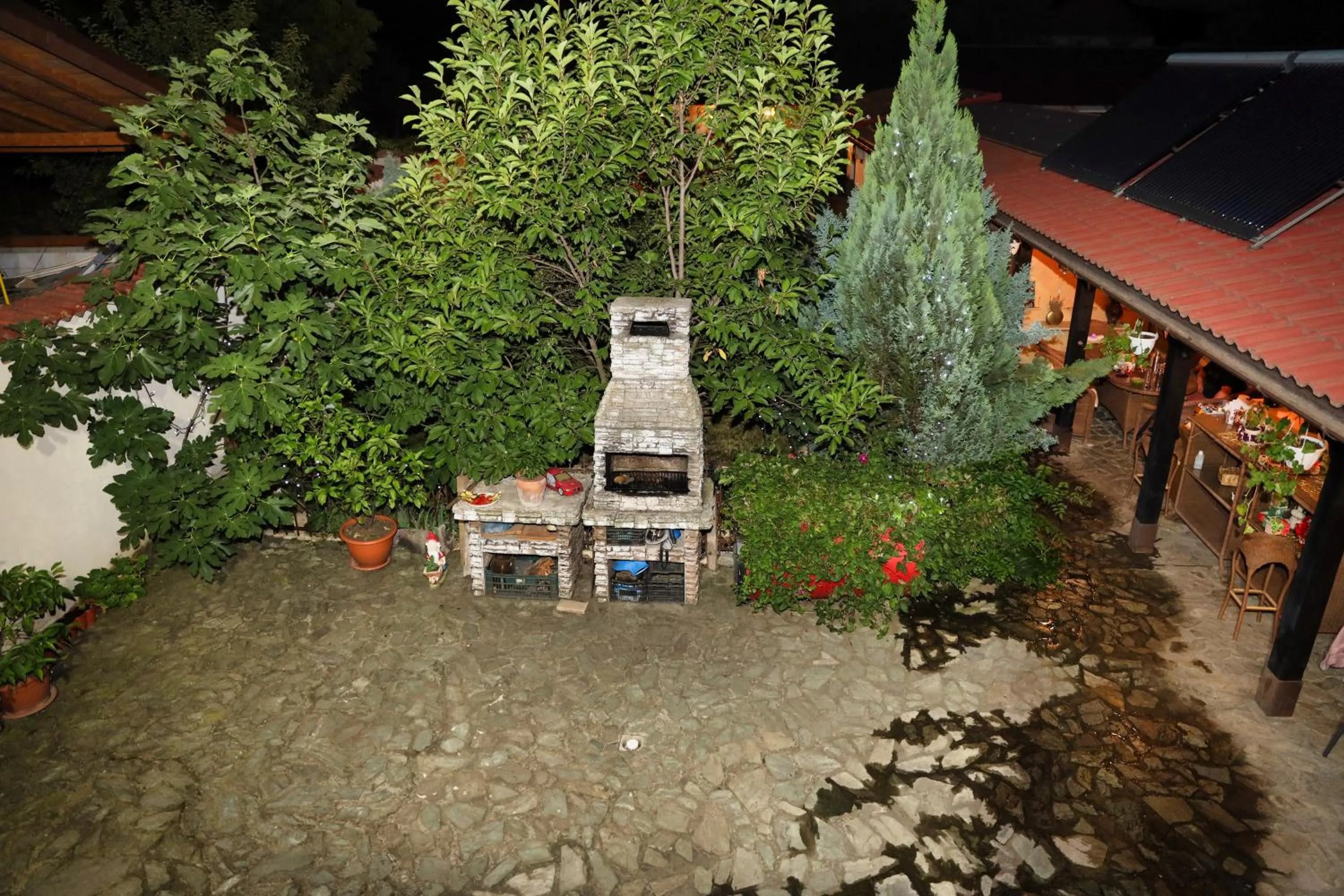 BBQ facilities in Pensiunea Giovani