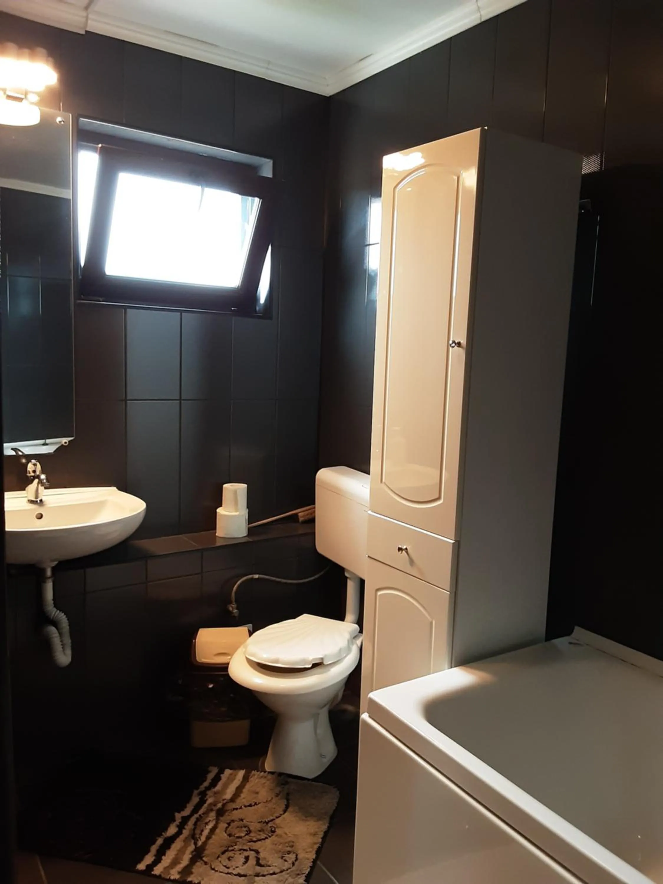 Bathroom in Pensiunea Giovani