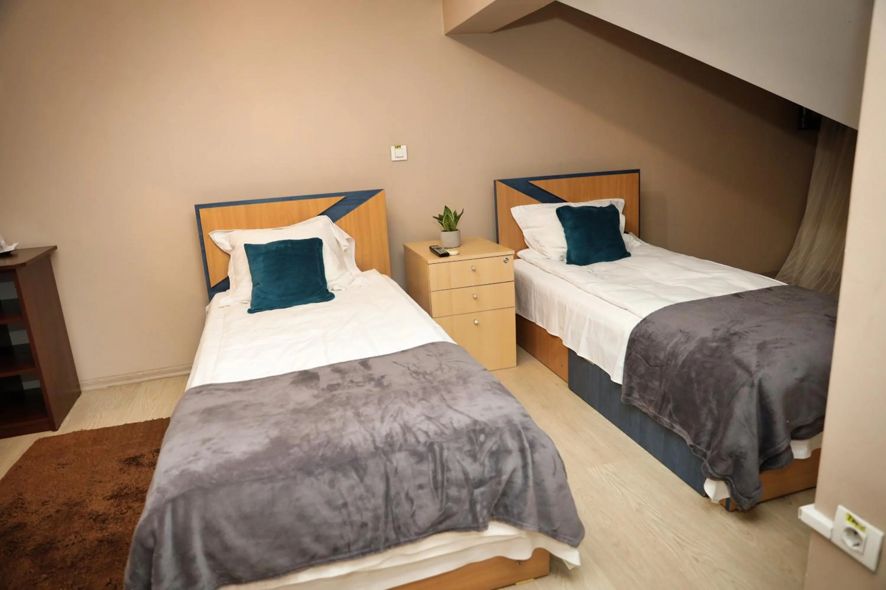 Bed in Pensiunea Giovani