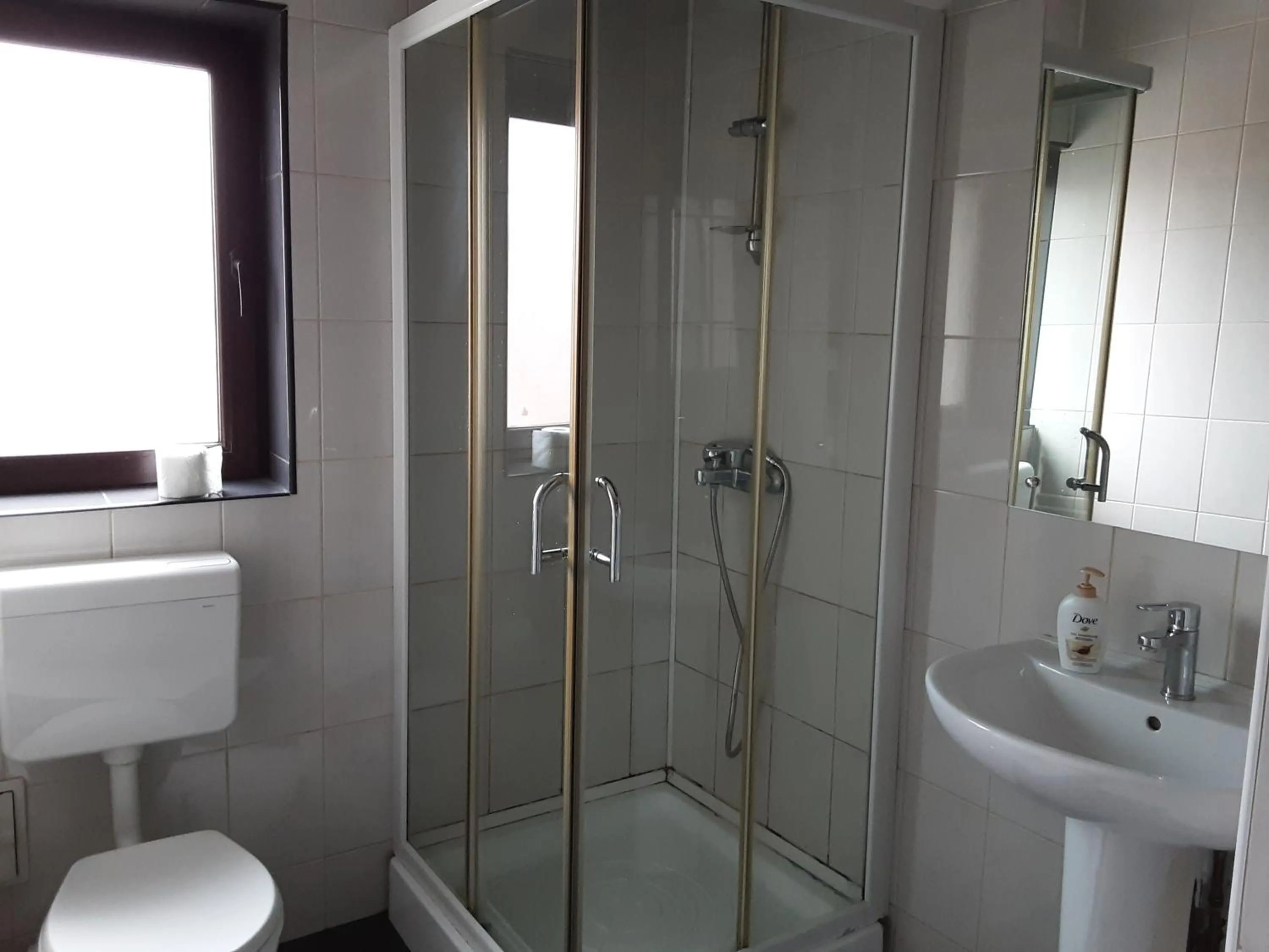 Bathroom in Pensiunea Giovani