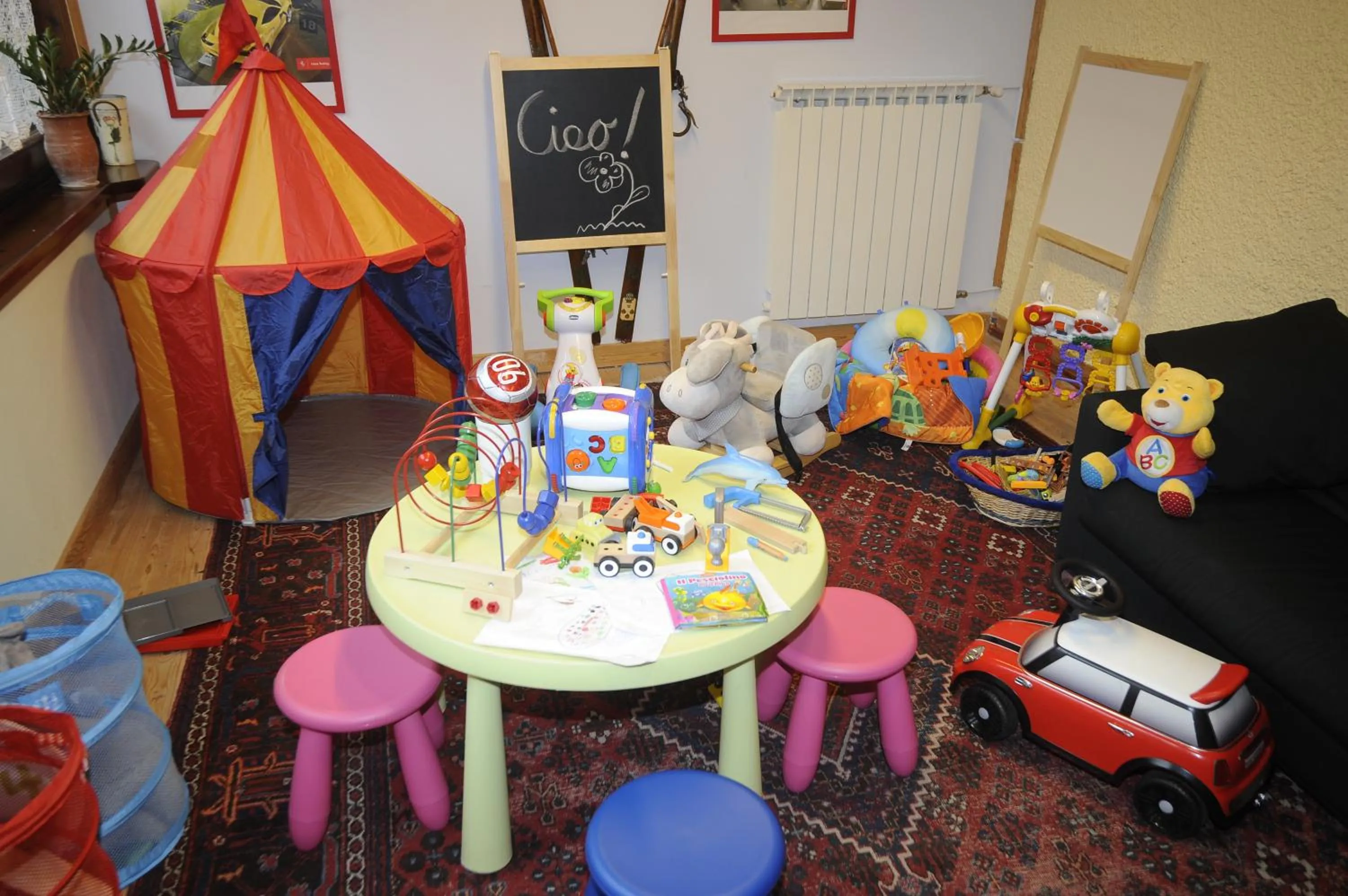 Children play ground in Hotel Cimone