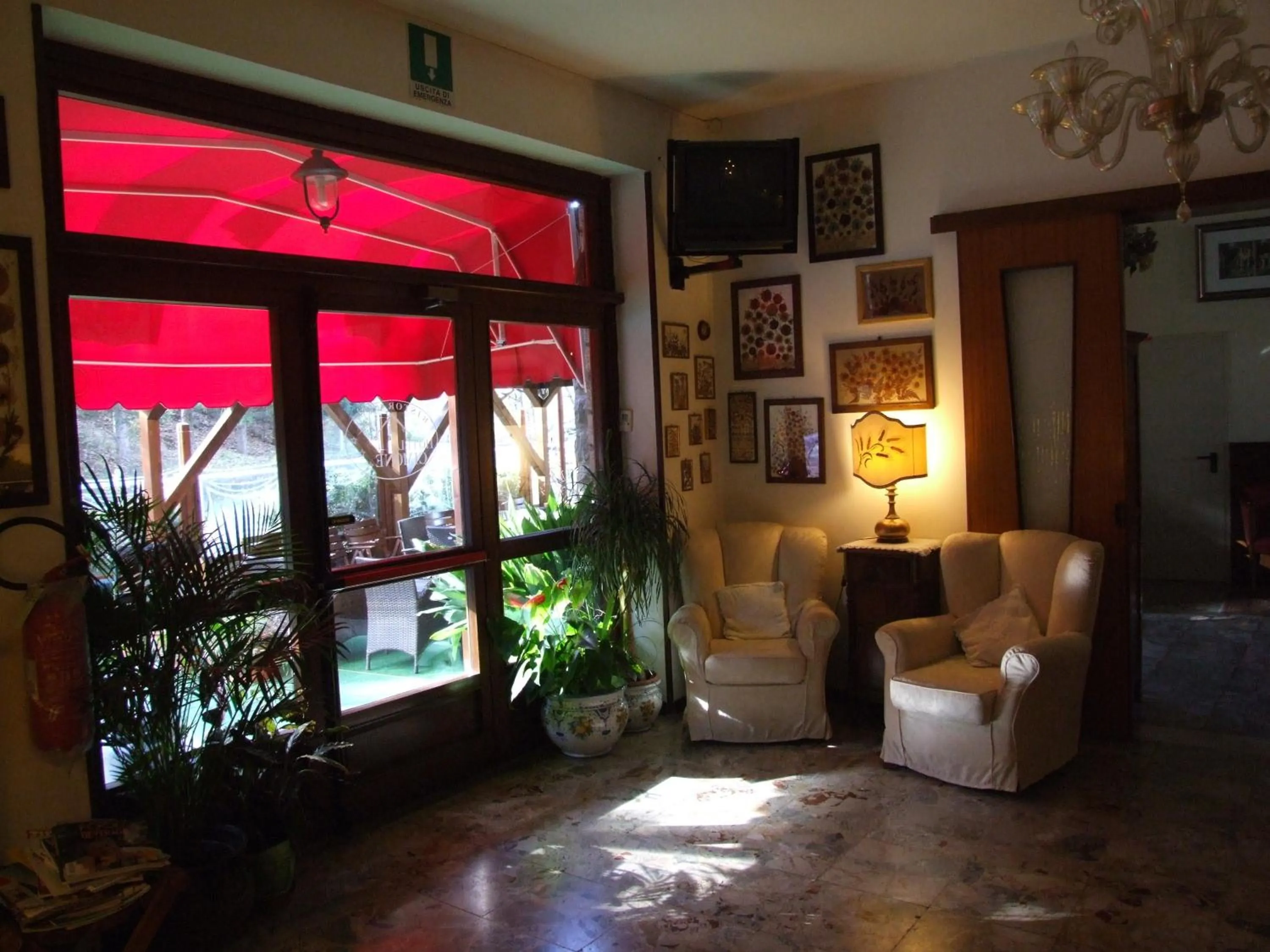 Lobby or reception in Hotel Cimone