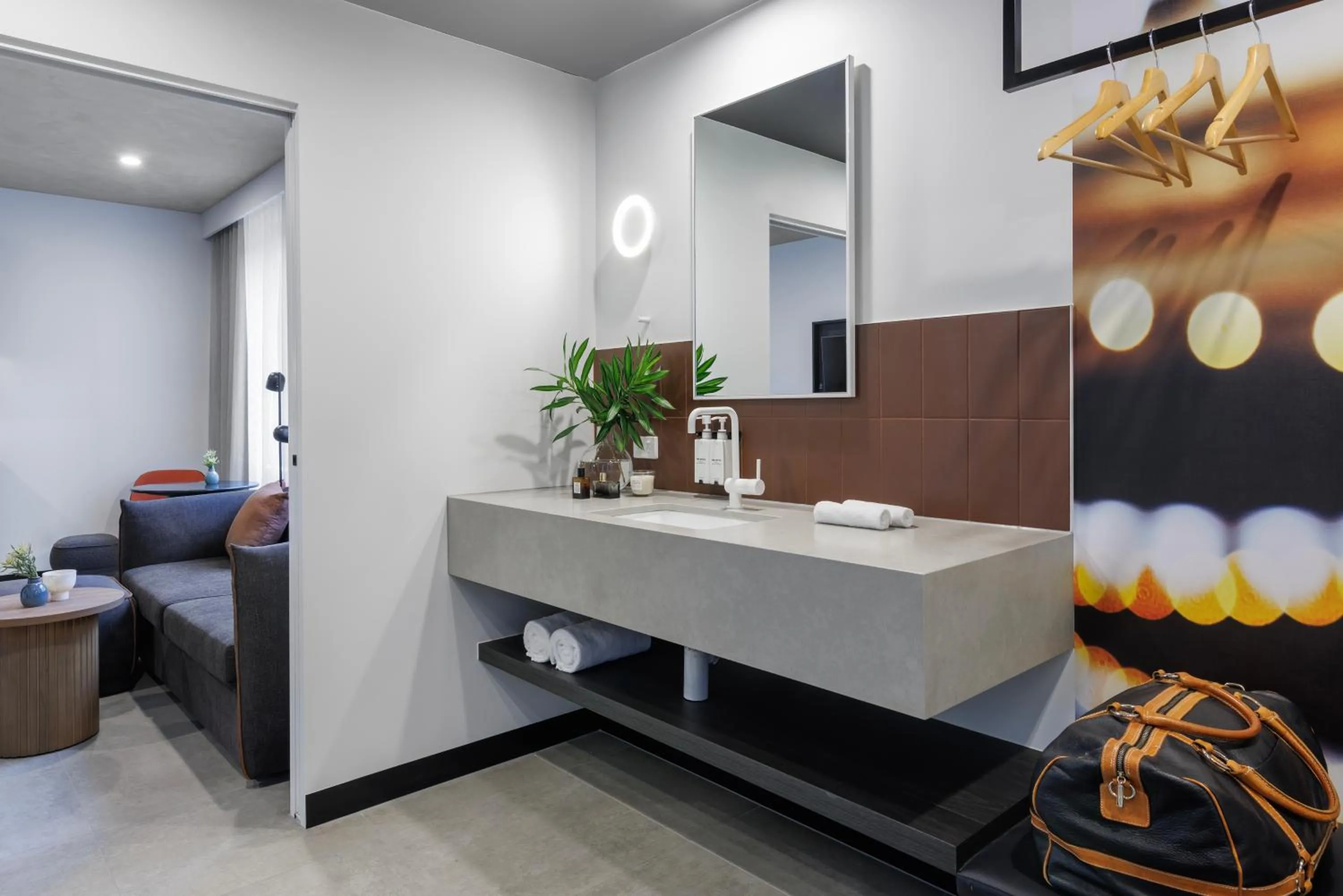 Bathroom in Veriu Queen Victoria Market