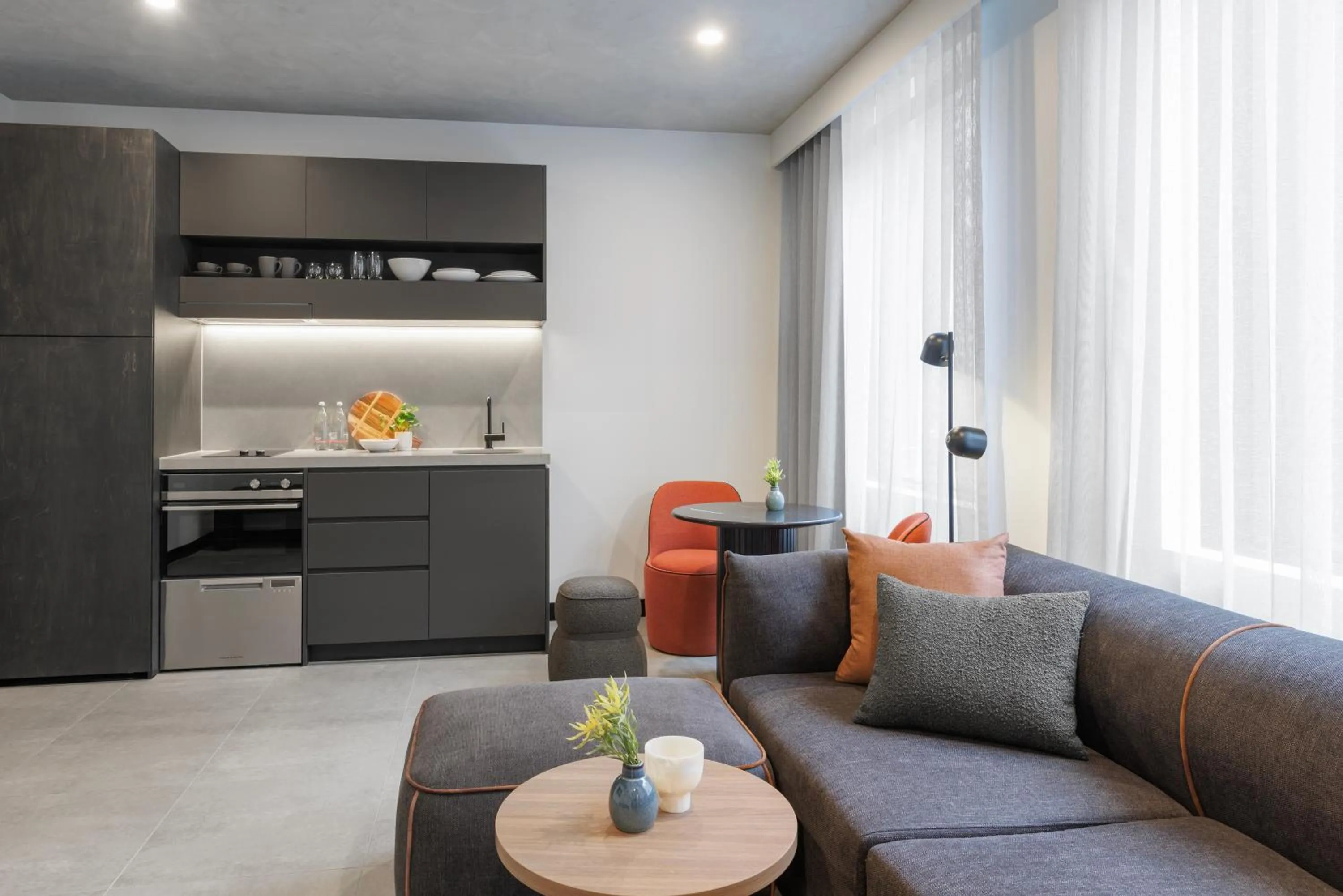 Living room in Veriu Queen Victoria Market