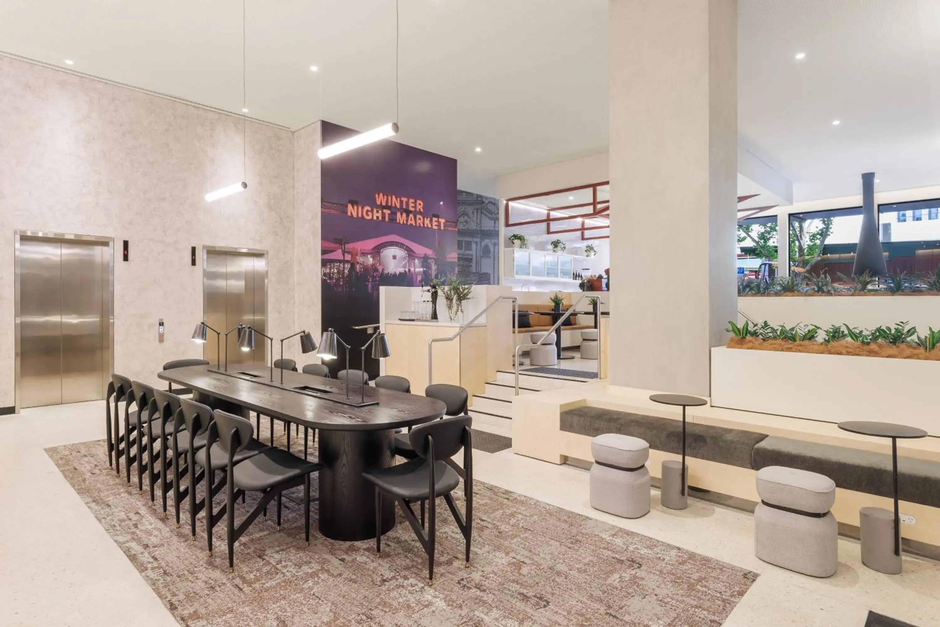 Lobby or reception in Veriu Queen Victoria Market Lobby or reception in Veriu Queen Victoria Market