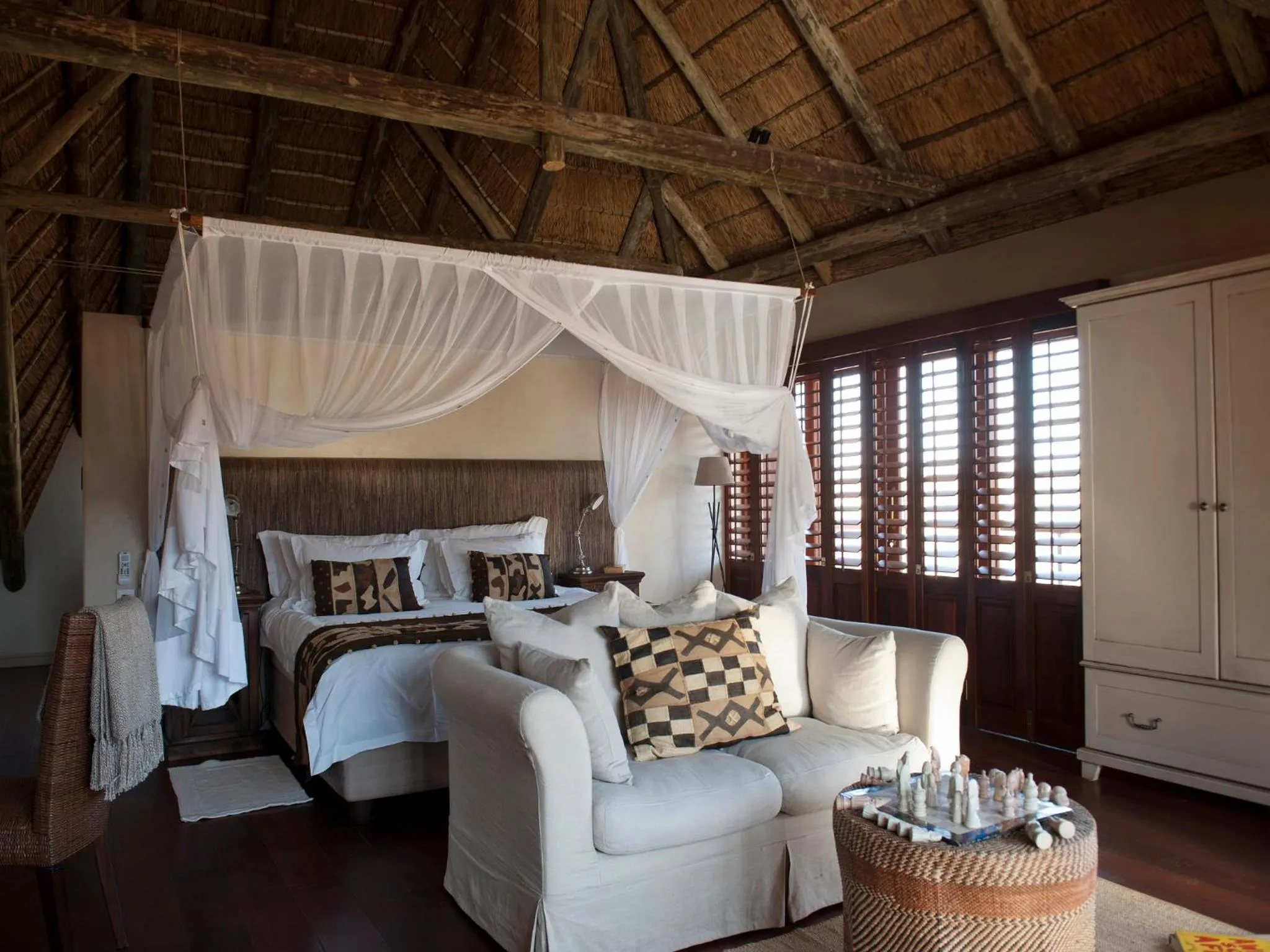Bed in Tutwa Desert Lodge