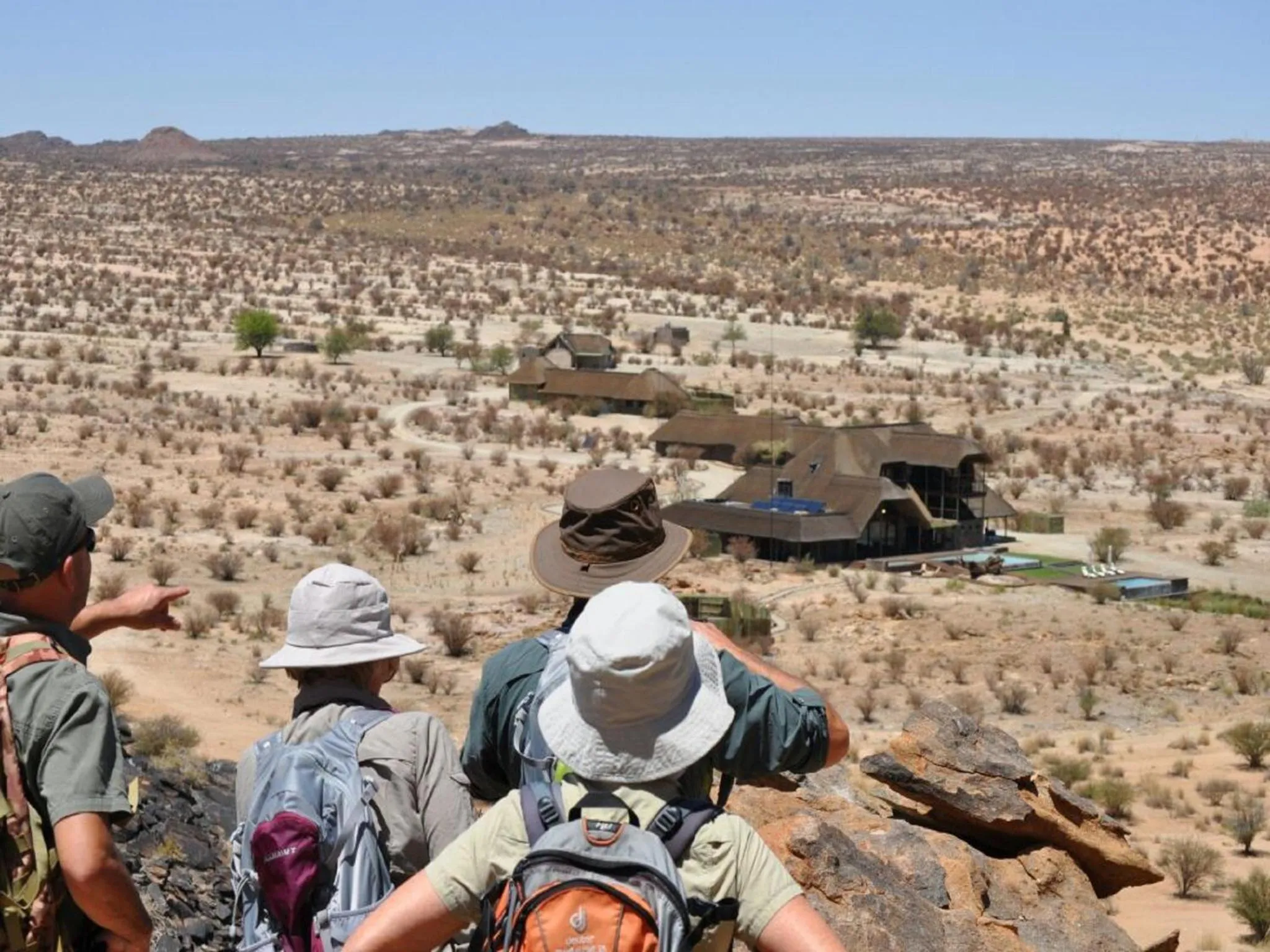 Bird's eye view in Tutwa Desert Lodge