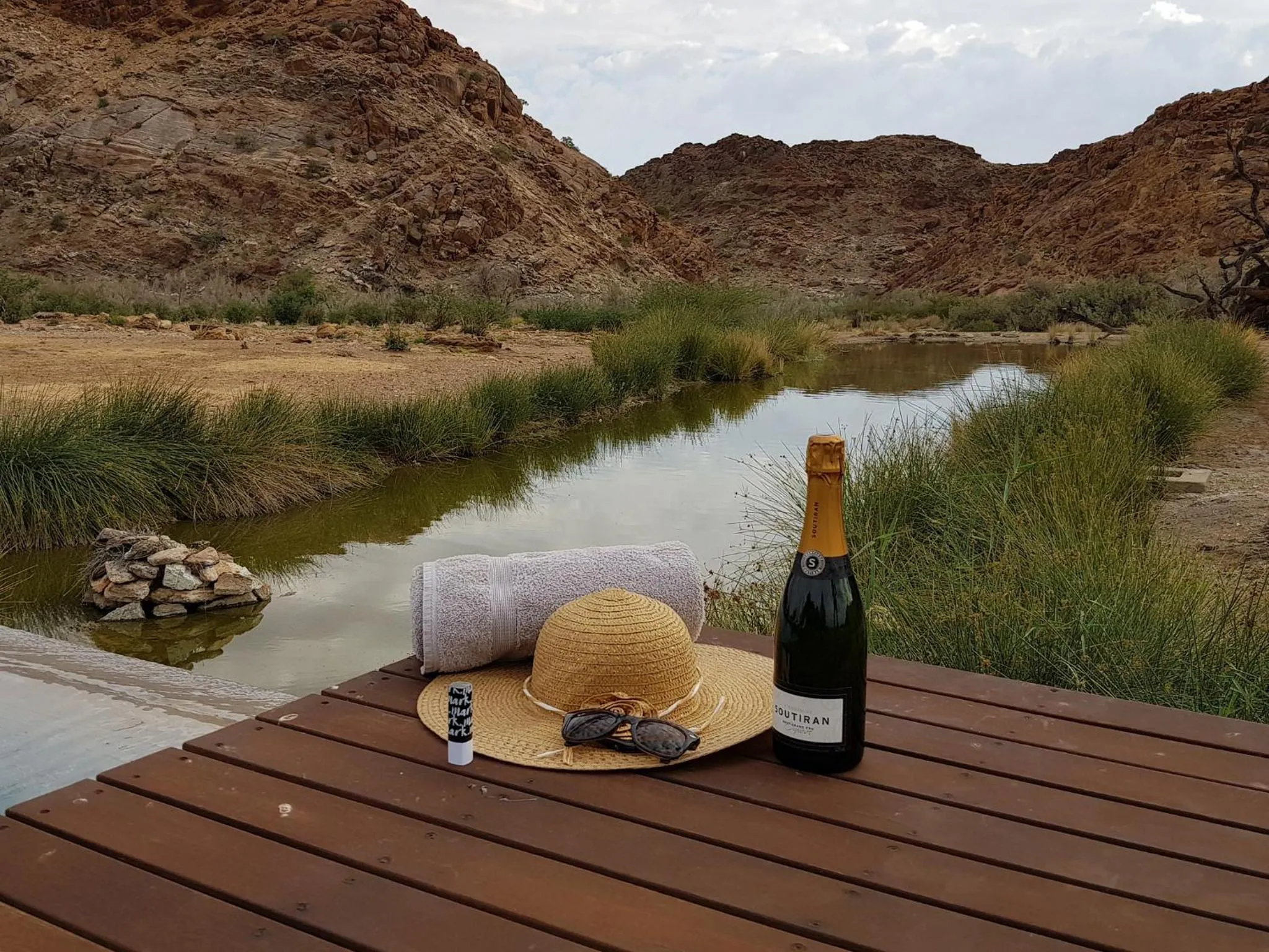 Patio in Tutwa Desert Lodge