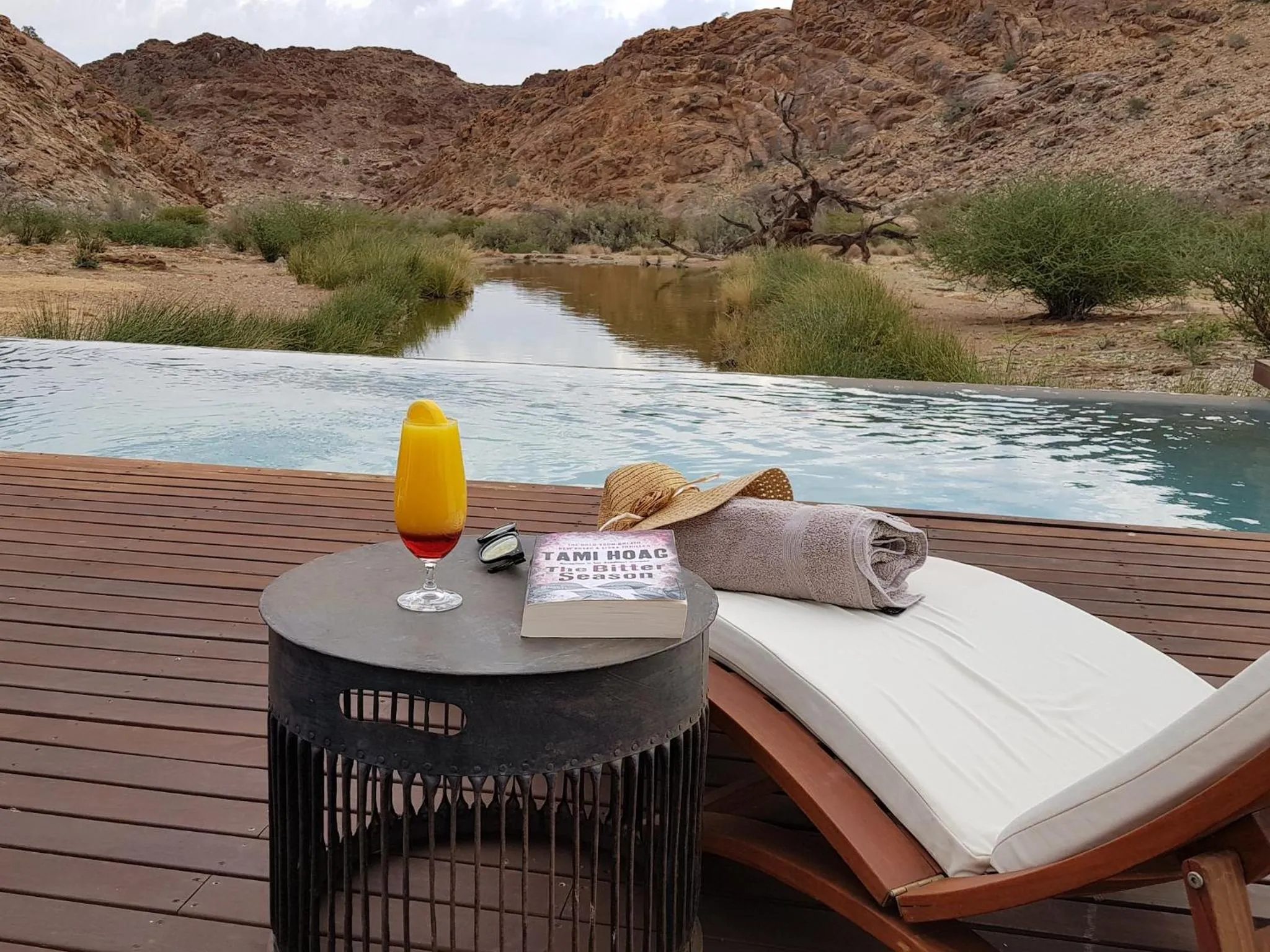 Patio in Tutwa Desert Lodge