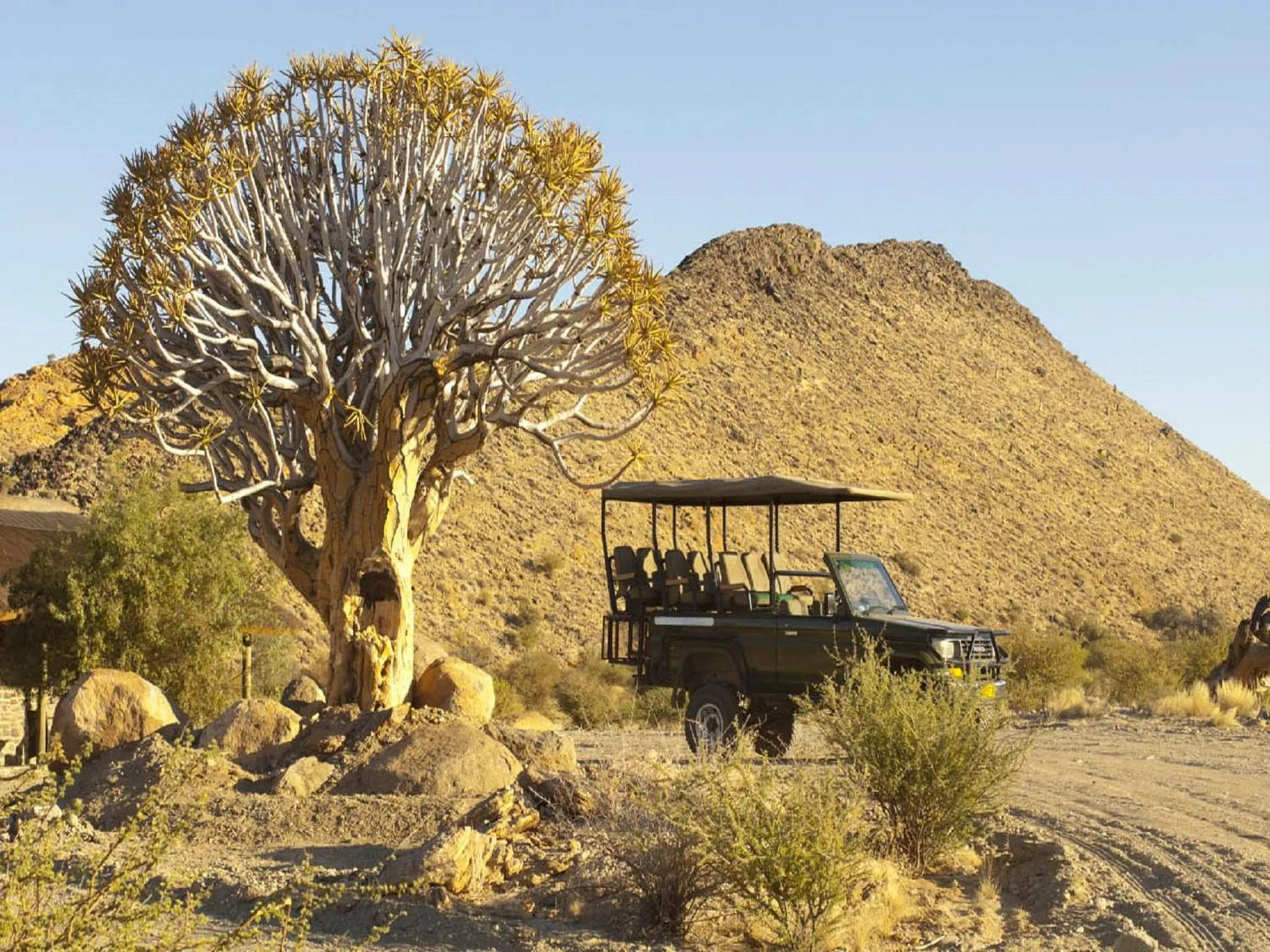 Natural landscape in Tutwa Desert Lodge
