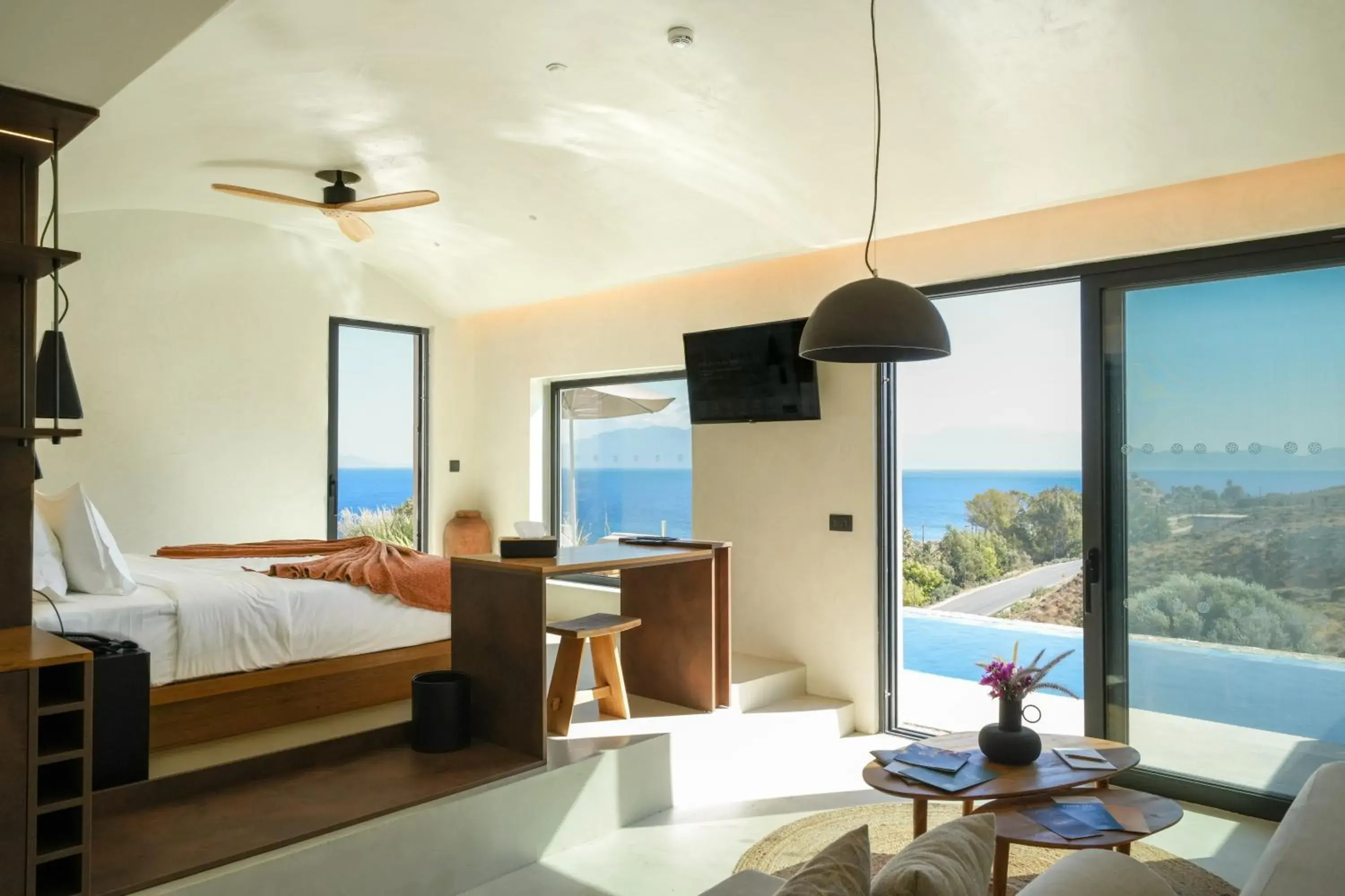 View (from property/room), Bed in KOIA All - Suite Well Being Resort - Adults Only View (from property/room), Bed in KOIA All - Suite Well Being Resort - Adults Only