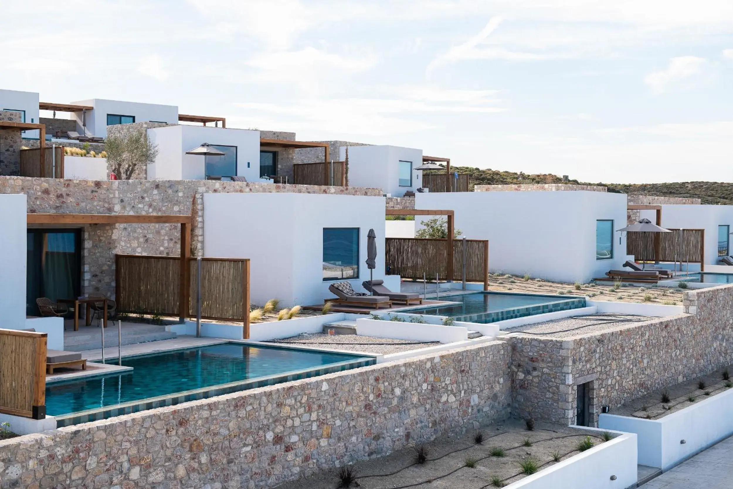 Pool view in KOIA All - Suite Well Being Resort - Adults Only Pool view in KOIA All - Suite Well Being Resort - Adults Only