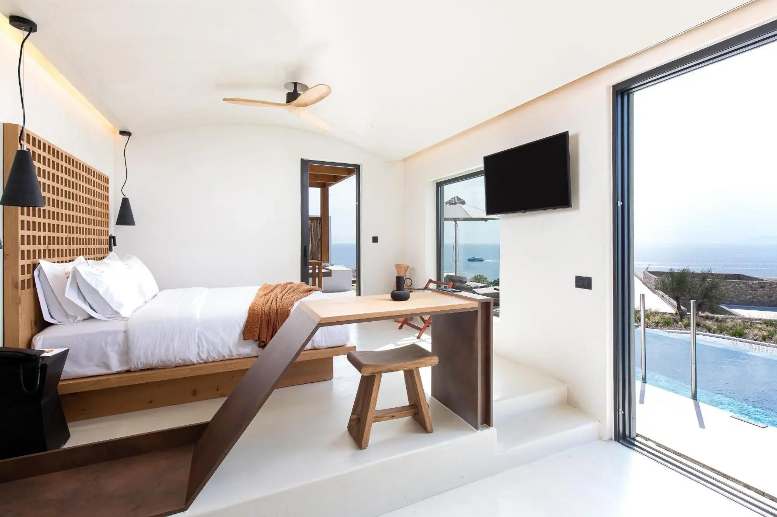 Bed in KOIA All - Suite Well Being Resort - Adults Only Bed in KOIA All - Suite Well Being Resort - Adults Only