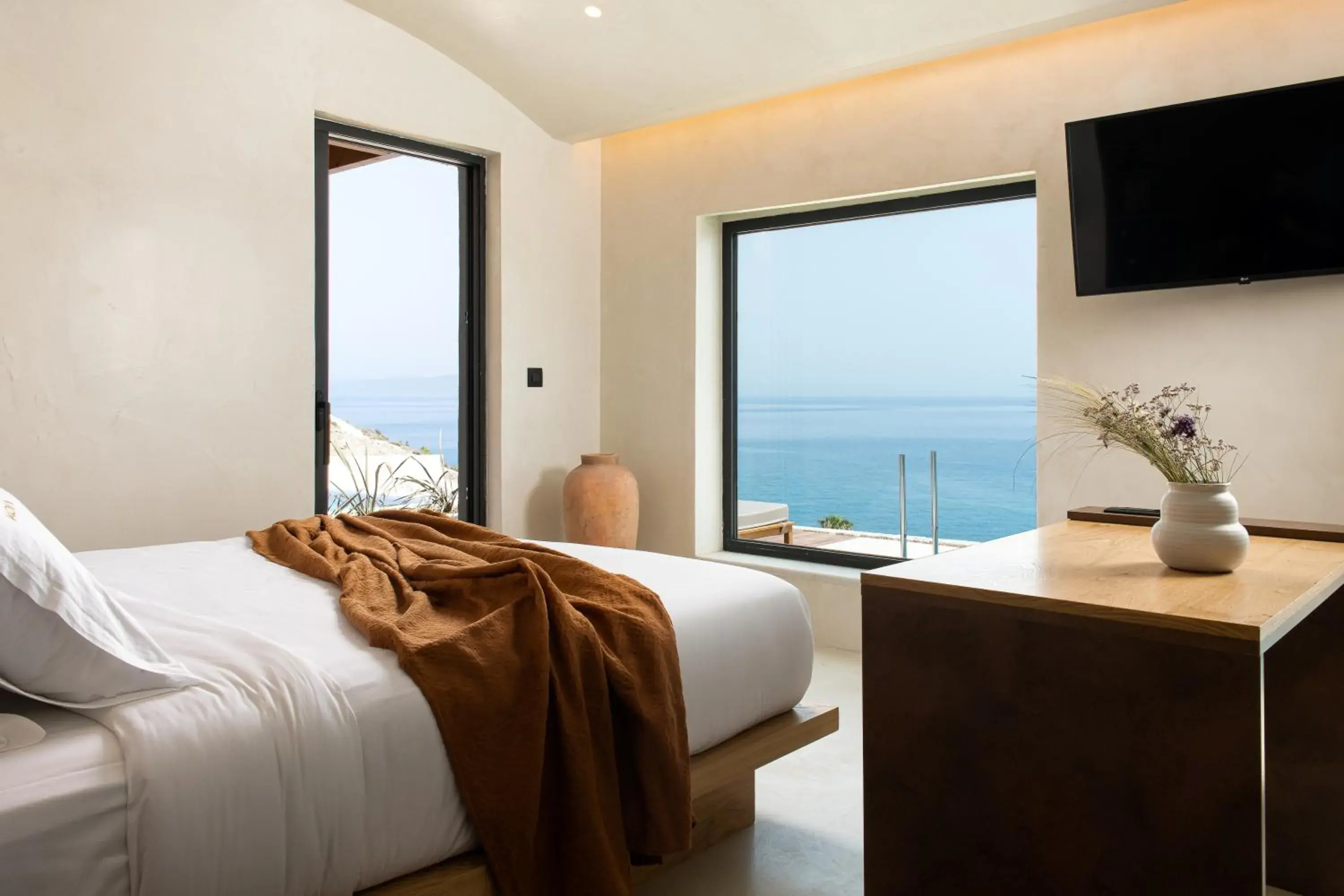 Bed in KOIA All - Suite Well Being Resort - Adults Only Bed in KOIA All - Suite Well Being Resort - Adults Only