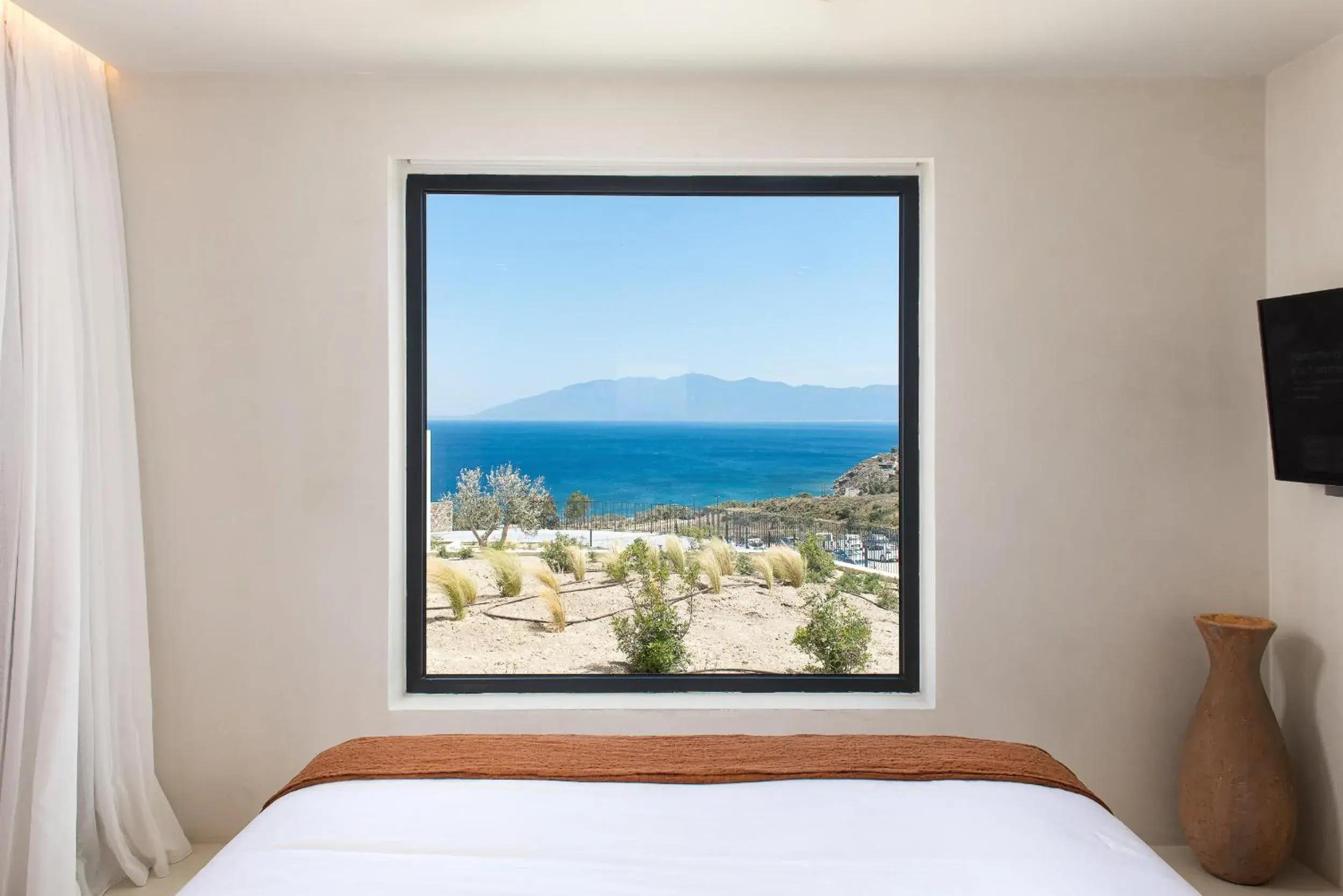 Natural landscape, Bed in KOIA All - Suite Well Being Resort - Adults Only Natural landscape, Bed in KOIA All - Suite Well Being Resort - Adults Only