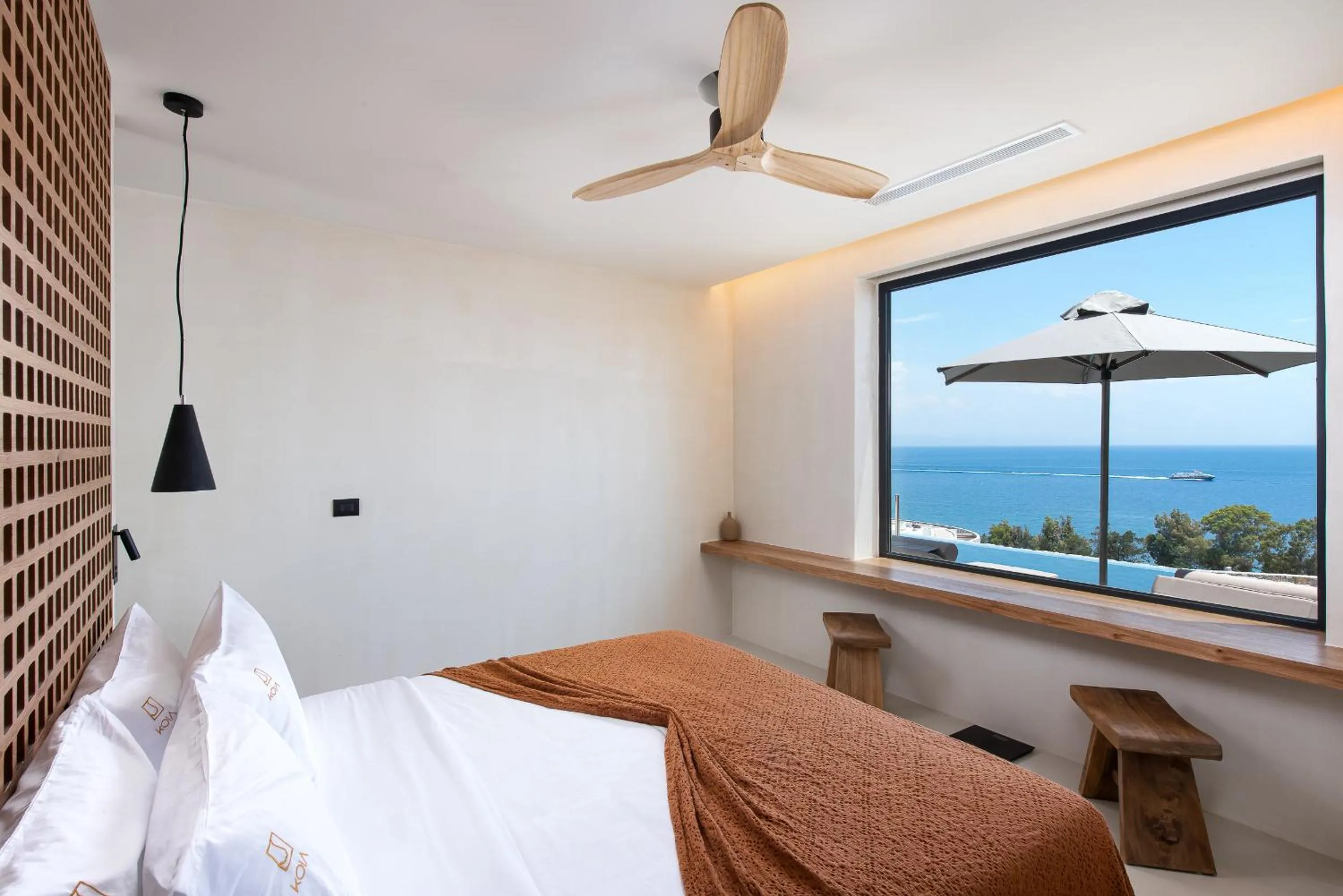 Bed in KOIA All - Suite Well Being Resort - Adults Only