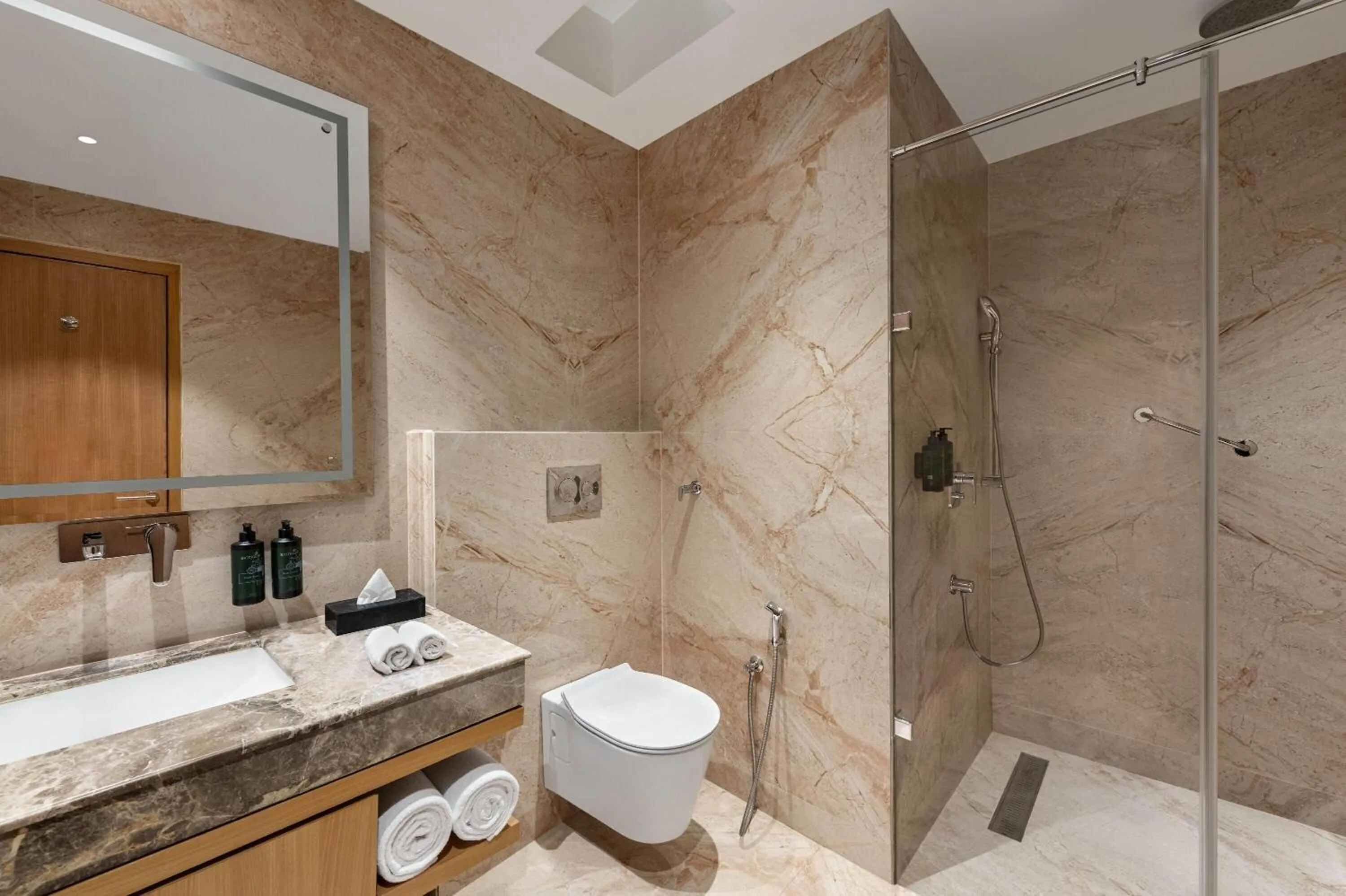 Bathroom in Ramada by Wyndham Katra Station Road