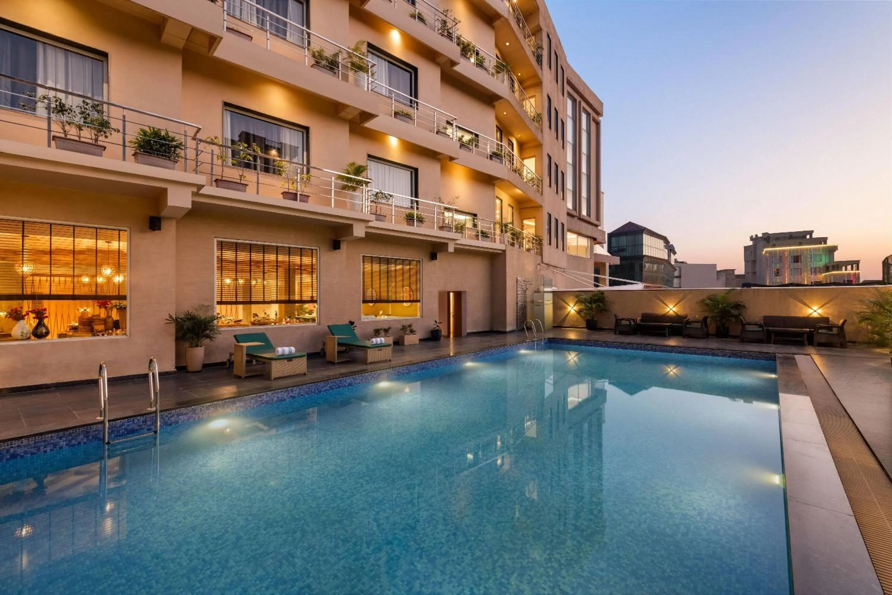 Swimming pool in Ramada by Wyndham Katra Station Road