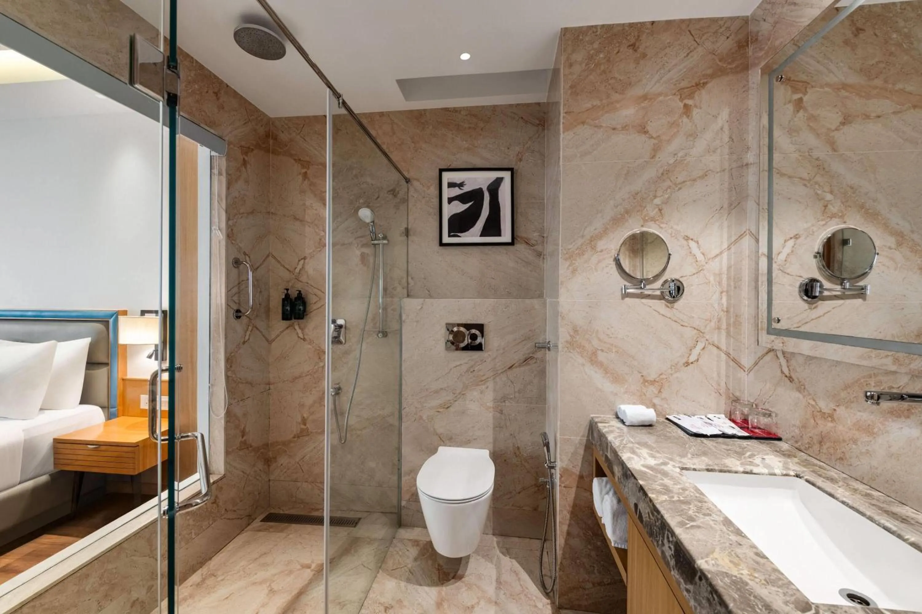 Bathroom in Ramada by Wyndham Katra Station Road