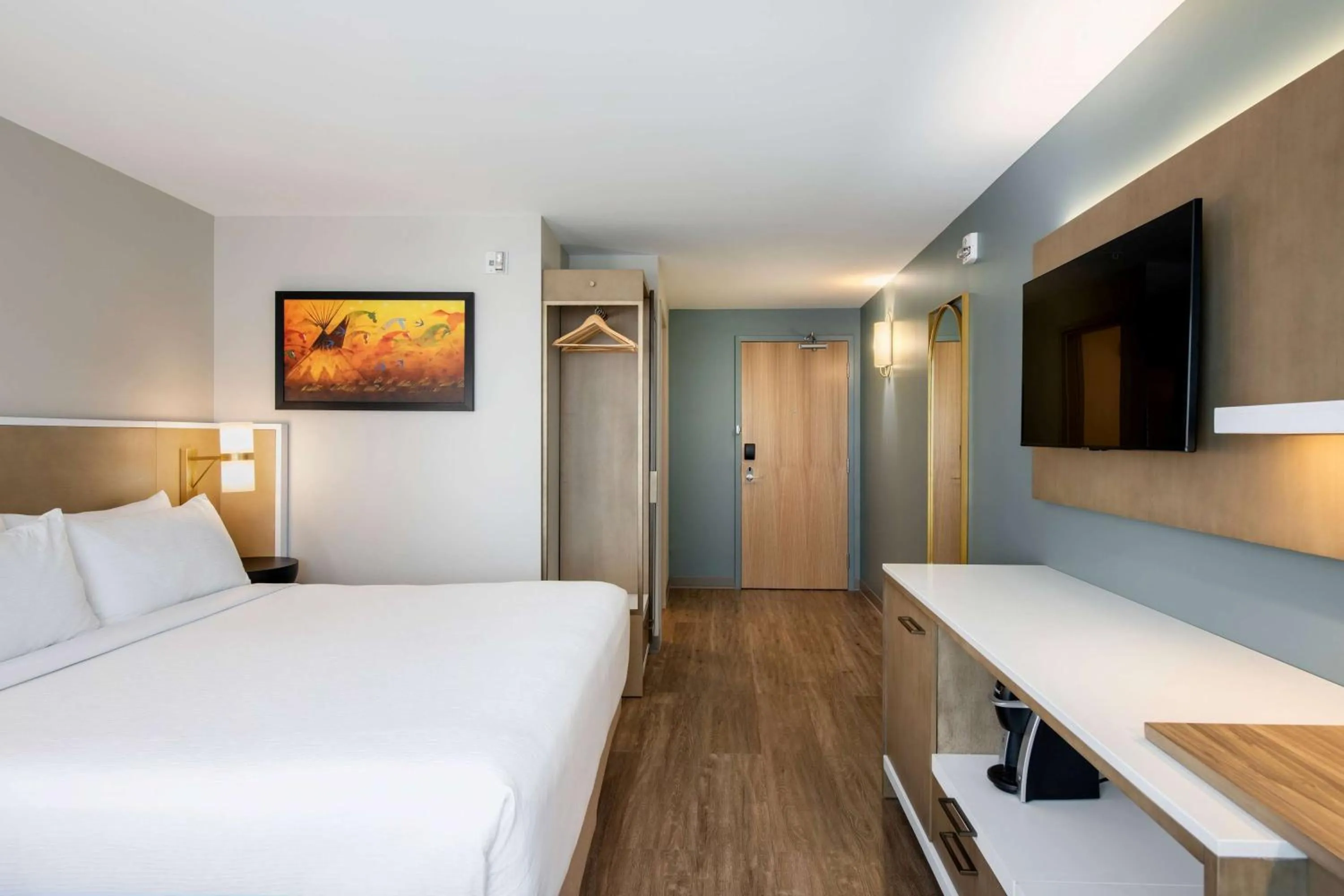 Photo of the whole room, Bed in Wyndham Garden Winnipeg Airport
