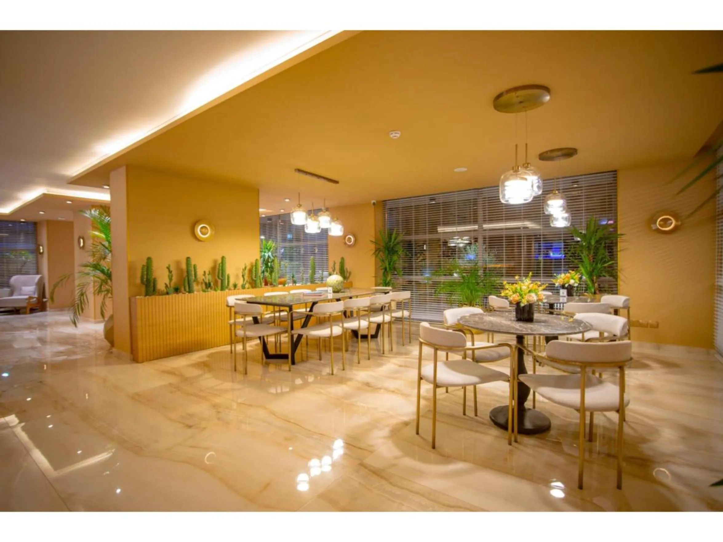 Lobby or reception in La Terrazza Hotel