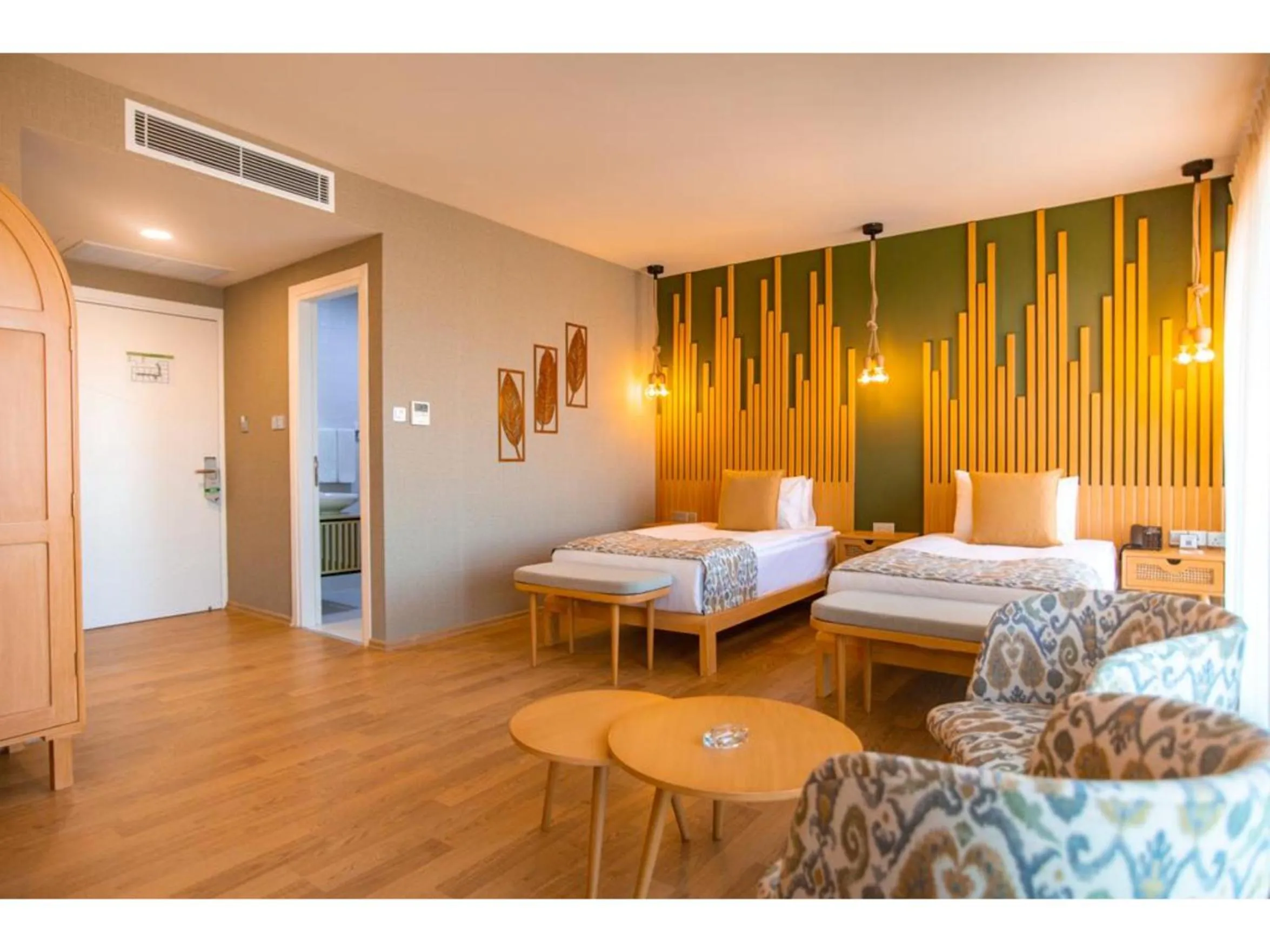 Bed in La Terrazza Hotel