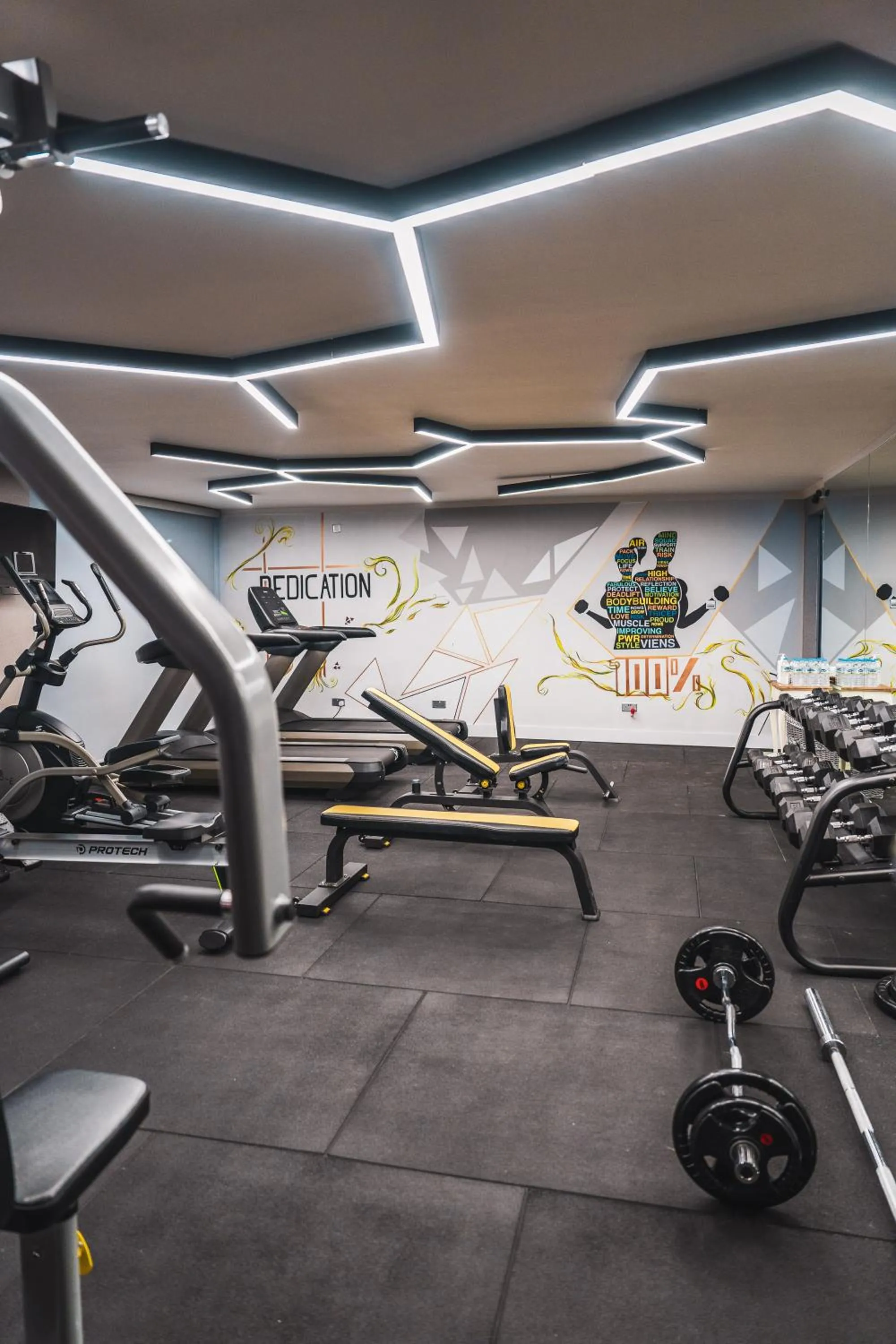 Fitness centre/facilities in La Terrazza Hotel