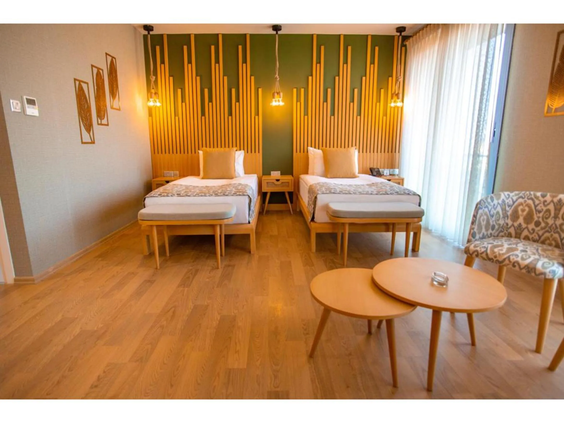 Bed in La Terrazza Hotel