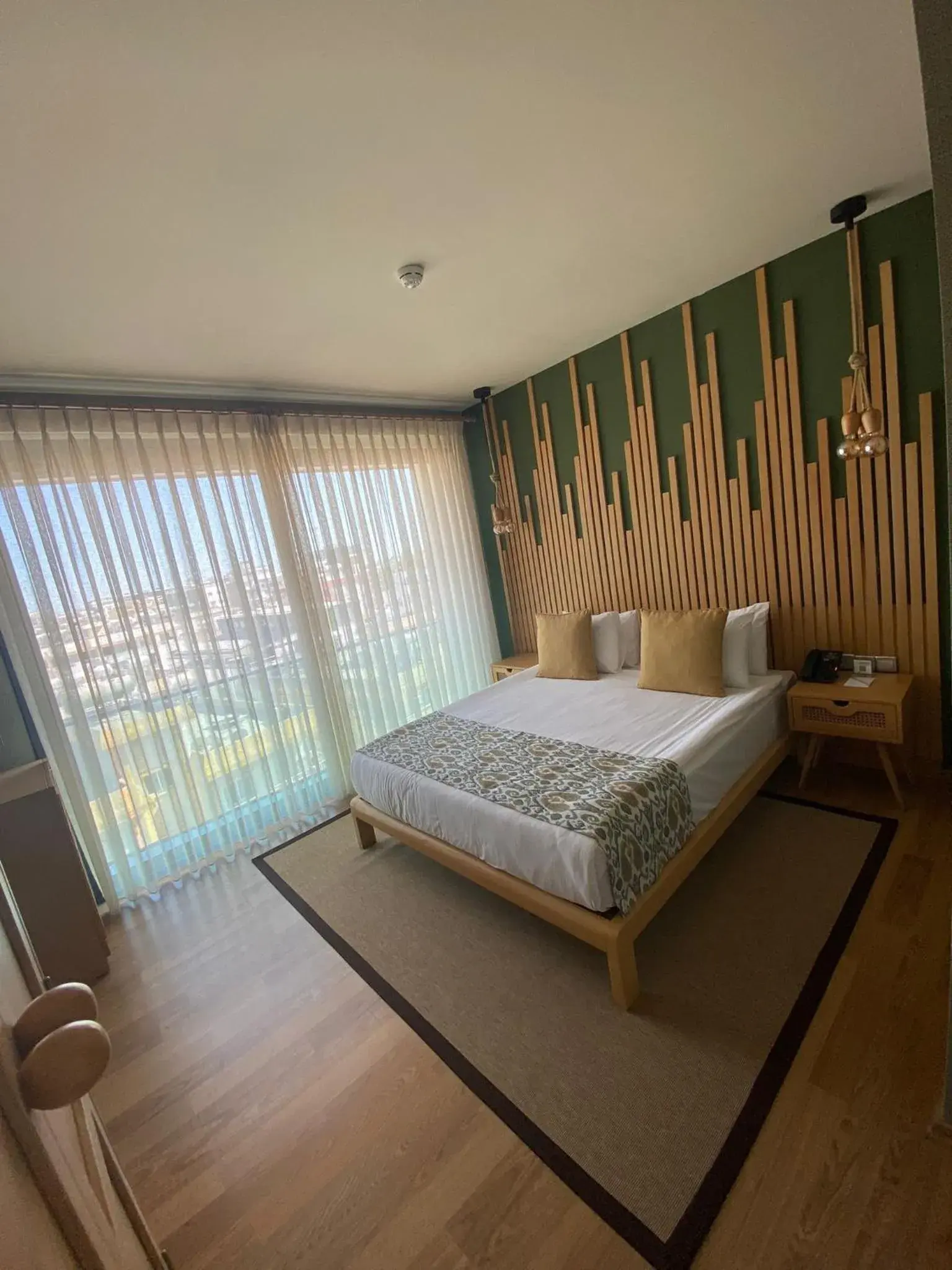 Bed in La Terrazza Hotel Bed in La Terrazza Hotel