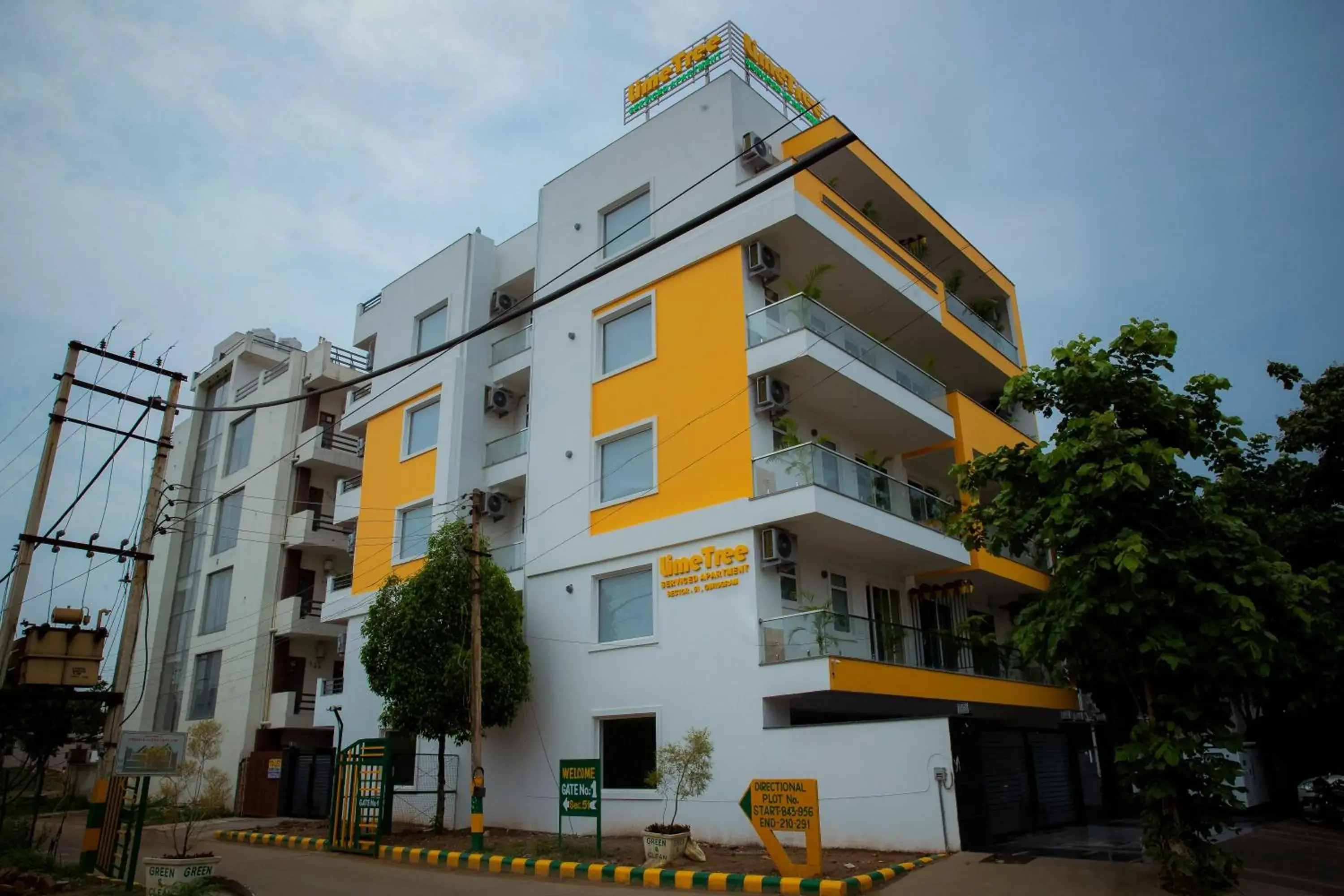 Property building in Lime Tree Luxury Studio - Service Apartment Near Artemis Hospital ,Gurgaon Property building in Lime Tree Luxury Studio - Service Apartment Near Artemis Hospital ,Gurgaon