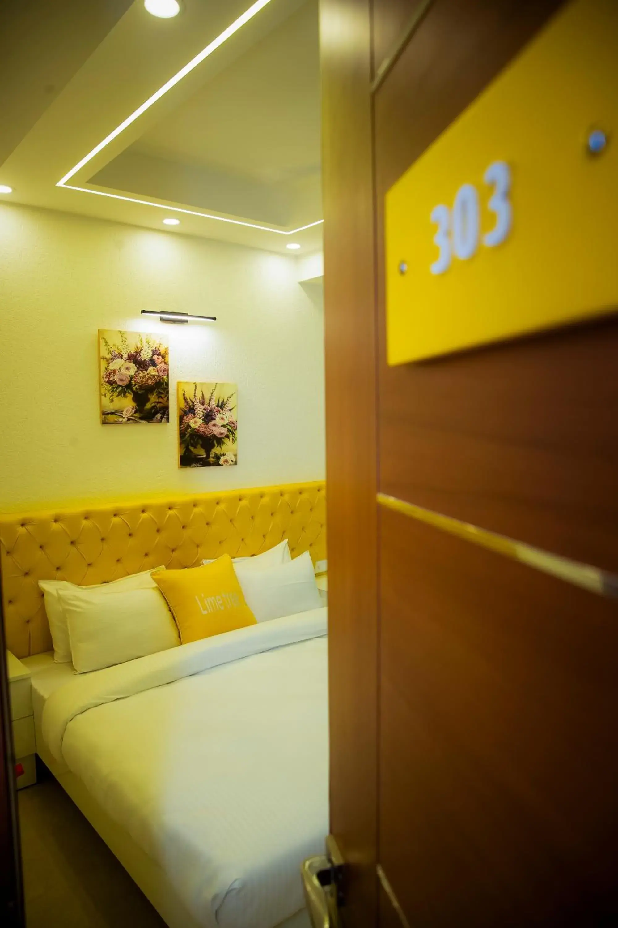 Bed in Lime Tree Luxury Studio - Service Apartment Near Artemis Hospital ,Gurgaon Bed in Lime Tree Luxury Studio - Service Apartment Near Artemis Hospital ,Gurgaon