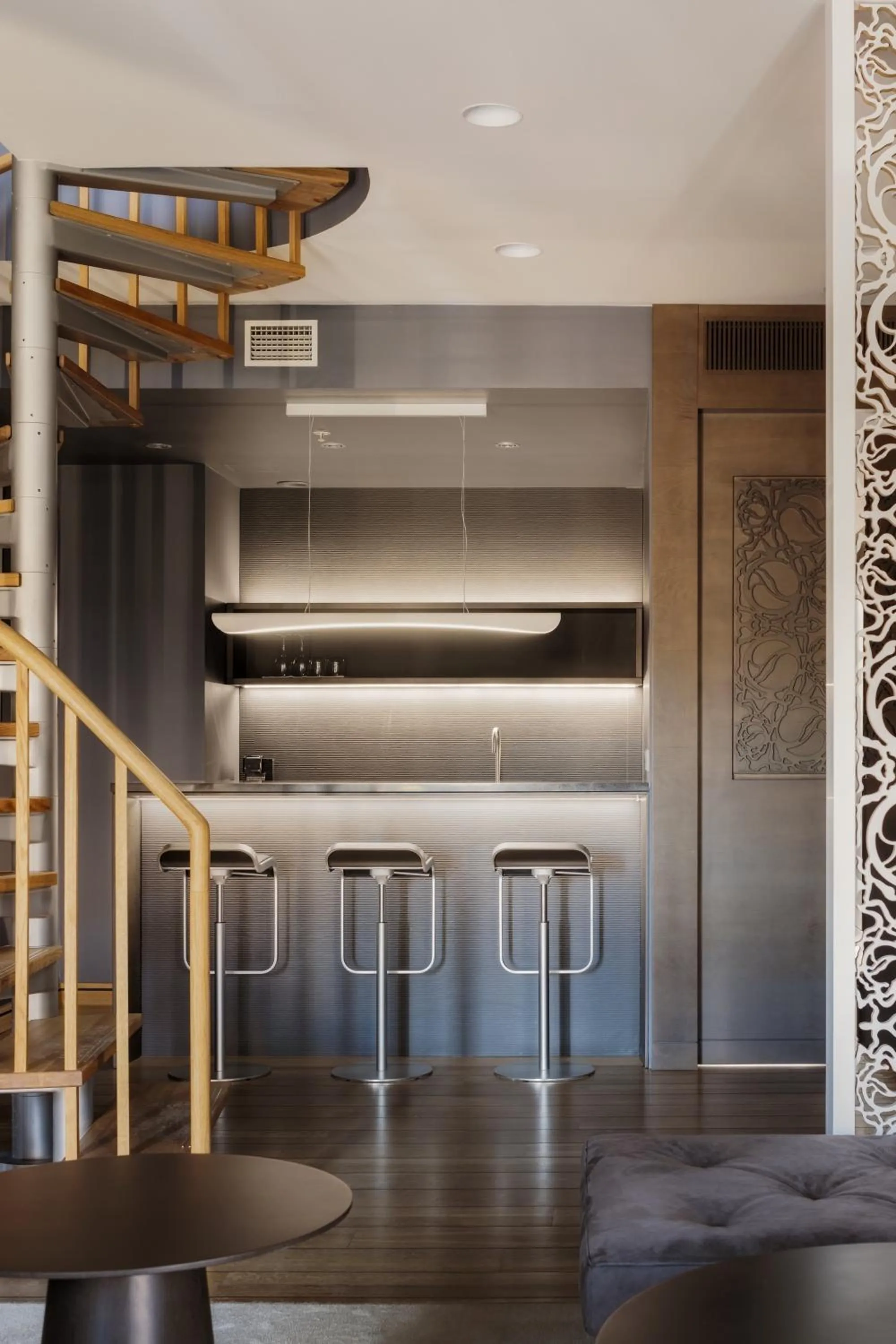 Living room in Hotel Bergs Suites