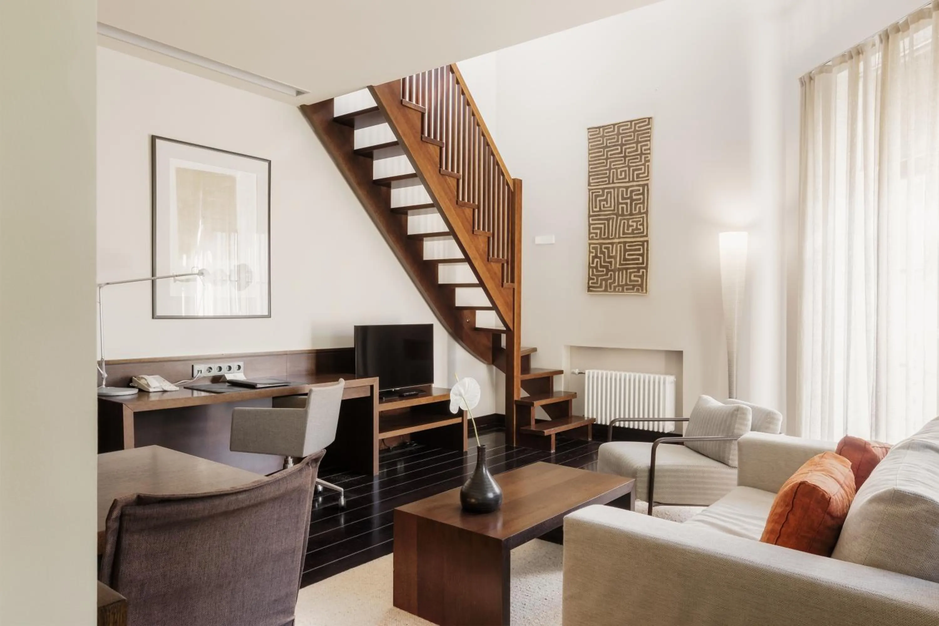 Living room in Hotel Bergs Suites