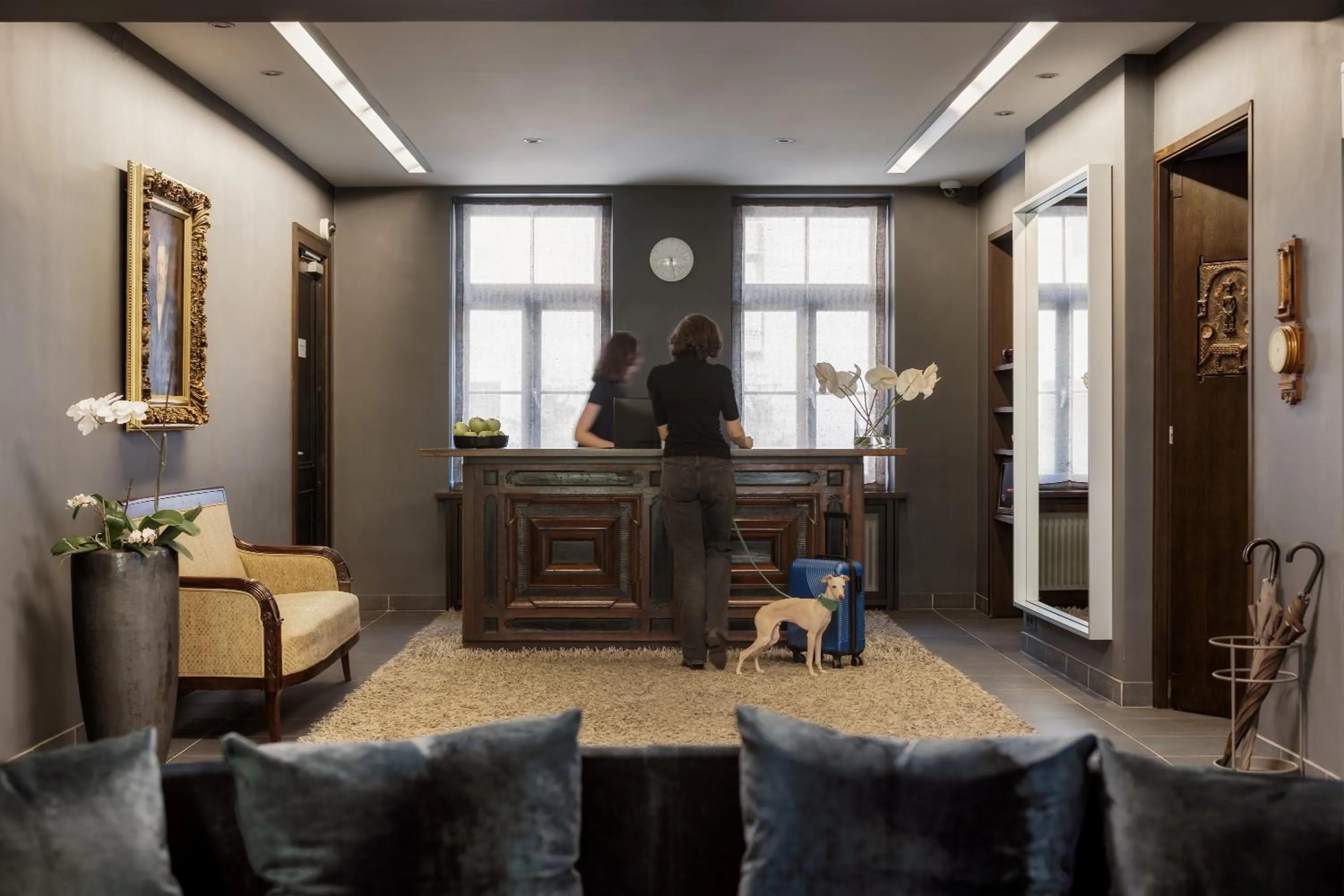 Lobby or reception in Hotel Bergs Suites