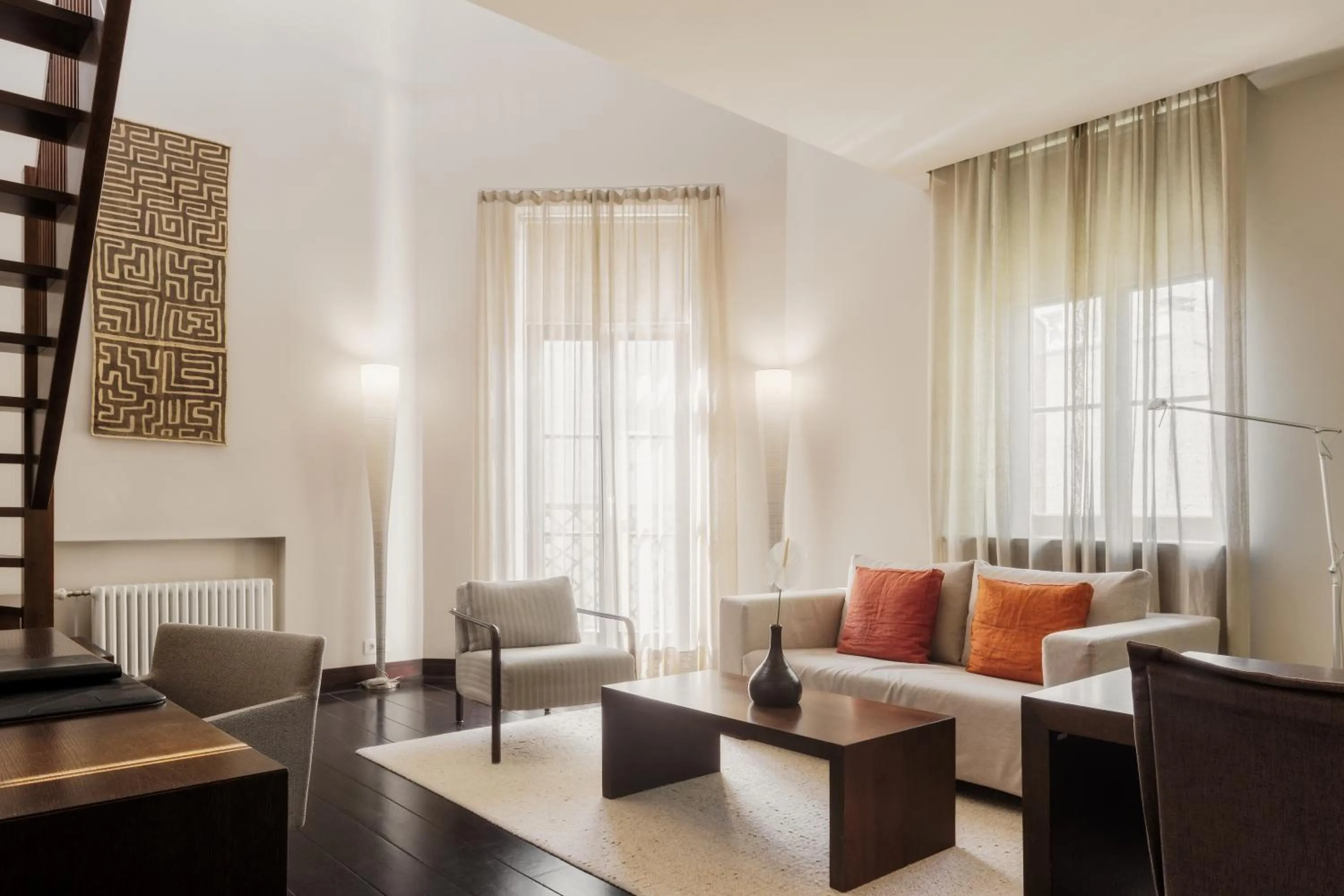 Living room in Hotel Bergs Suites