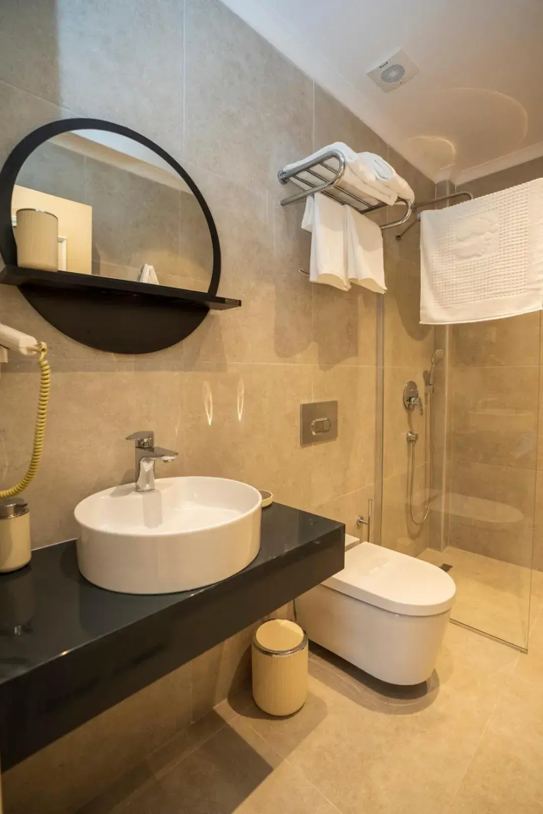 Shower in Channel Suites Shower in Channel Suites