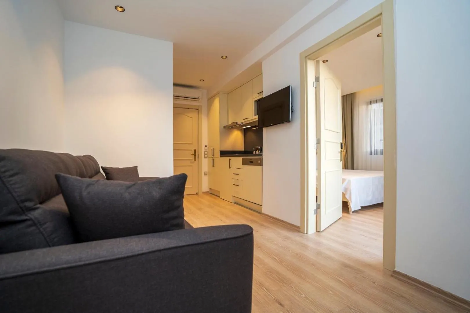 Bed in Channel Suites