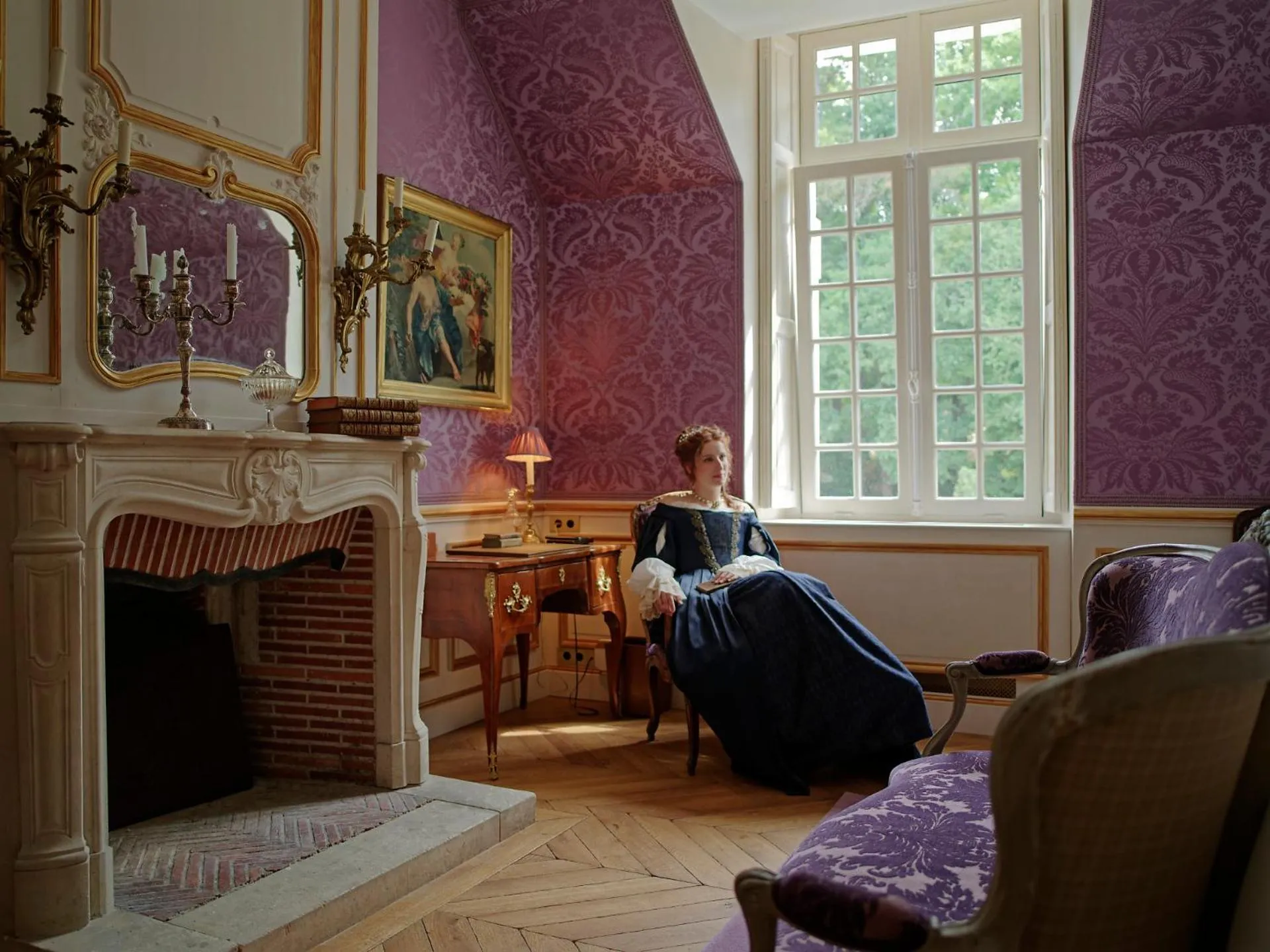 Photo of the whole room in Relais & Château Louise de La Vallière