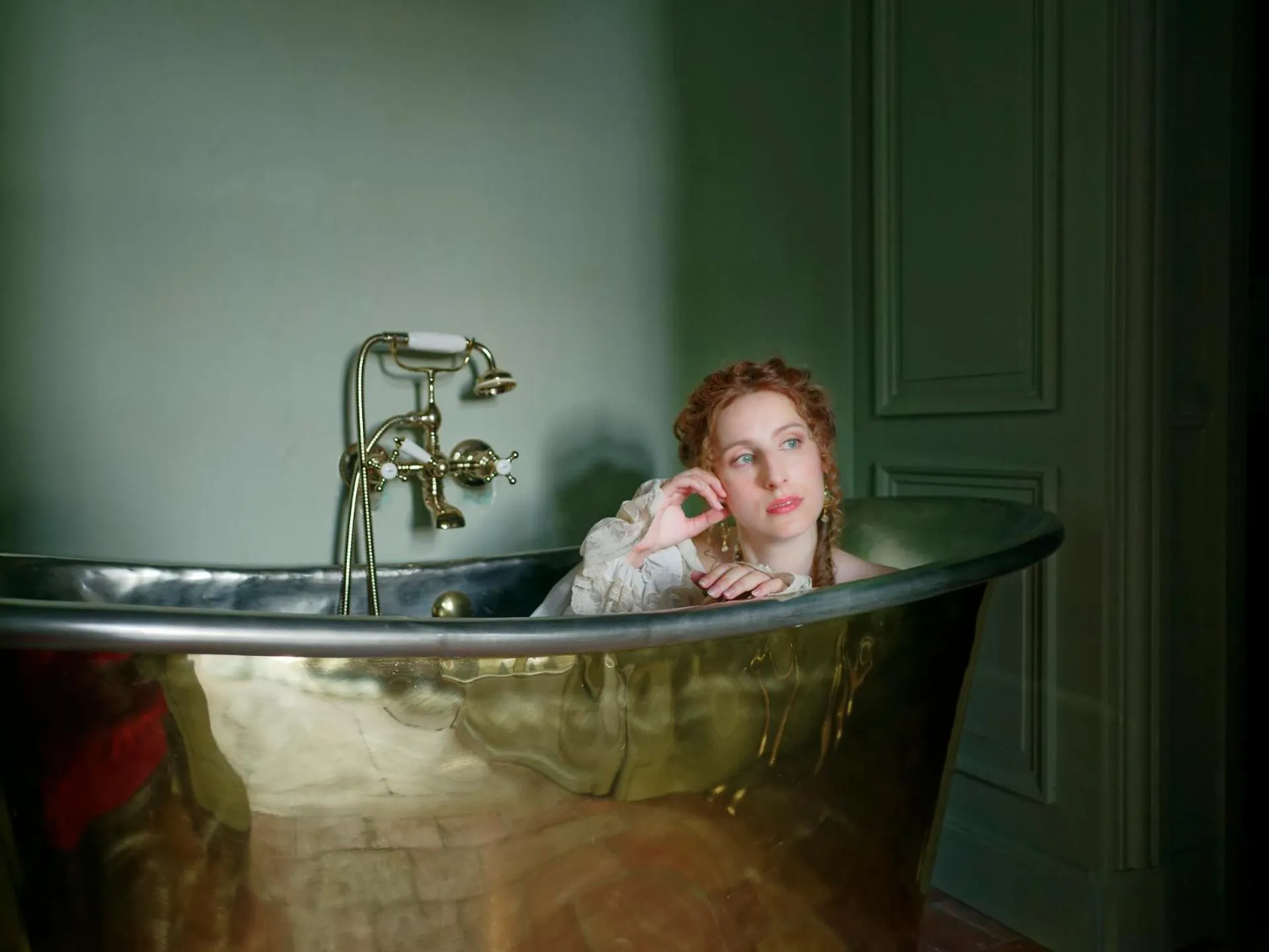 Bathroom in Relais & Château Louise de La Vallière