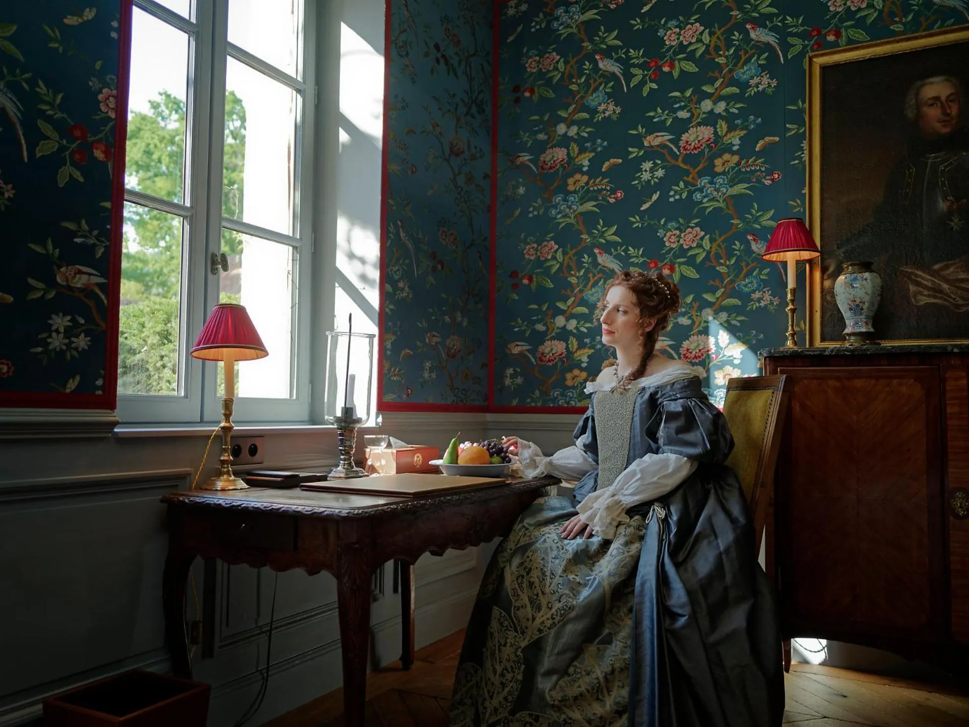 Living room in Relais & Château Louise de La Vallière