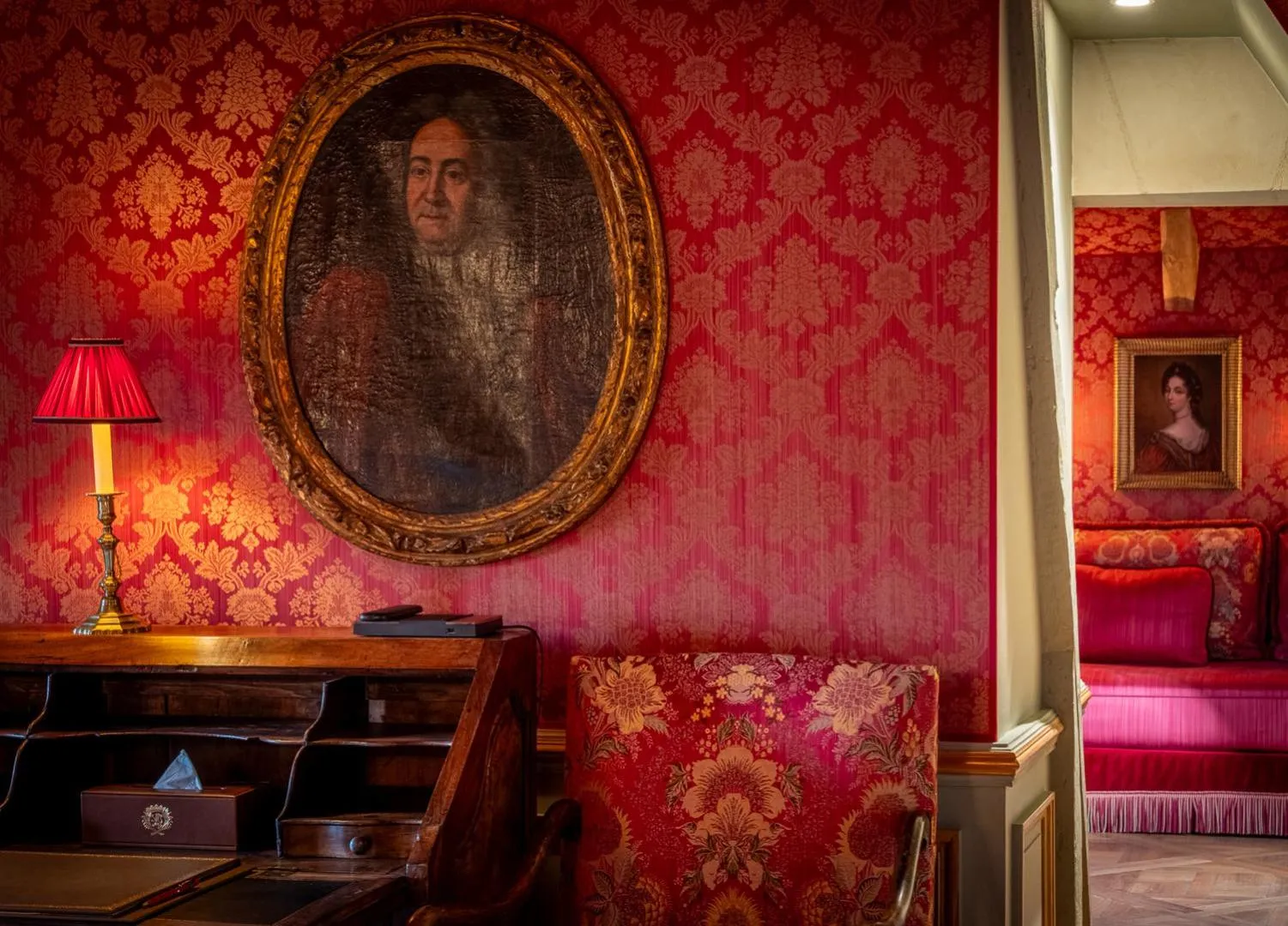 Living room in Relais & Château Louise de La Vallière