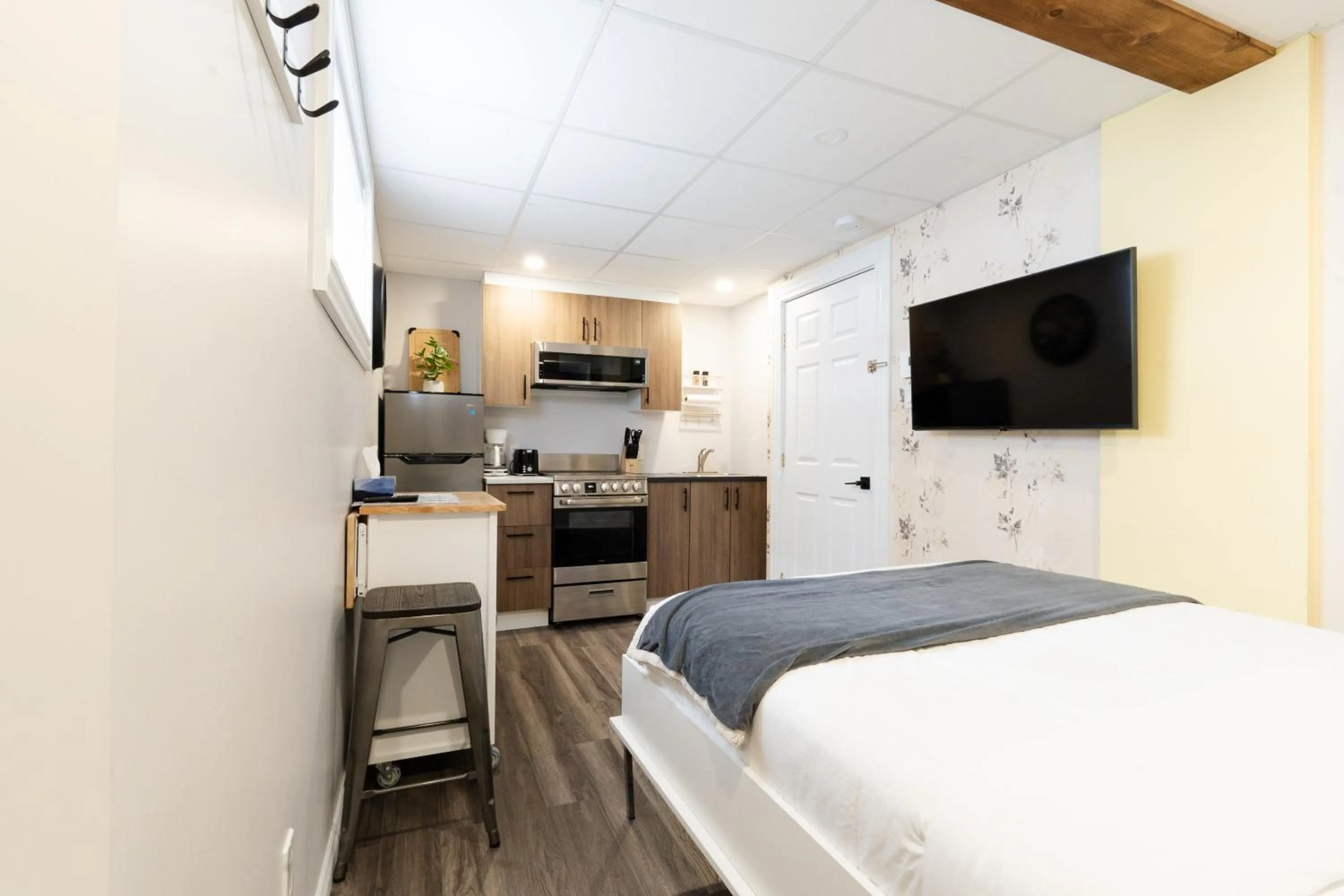 Bed in Hôtel les quatre bonheurs